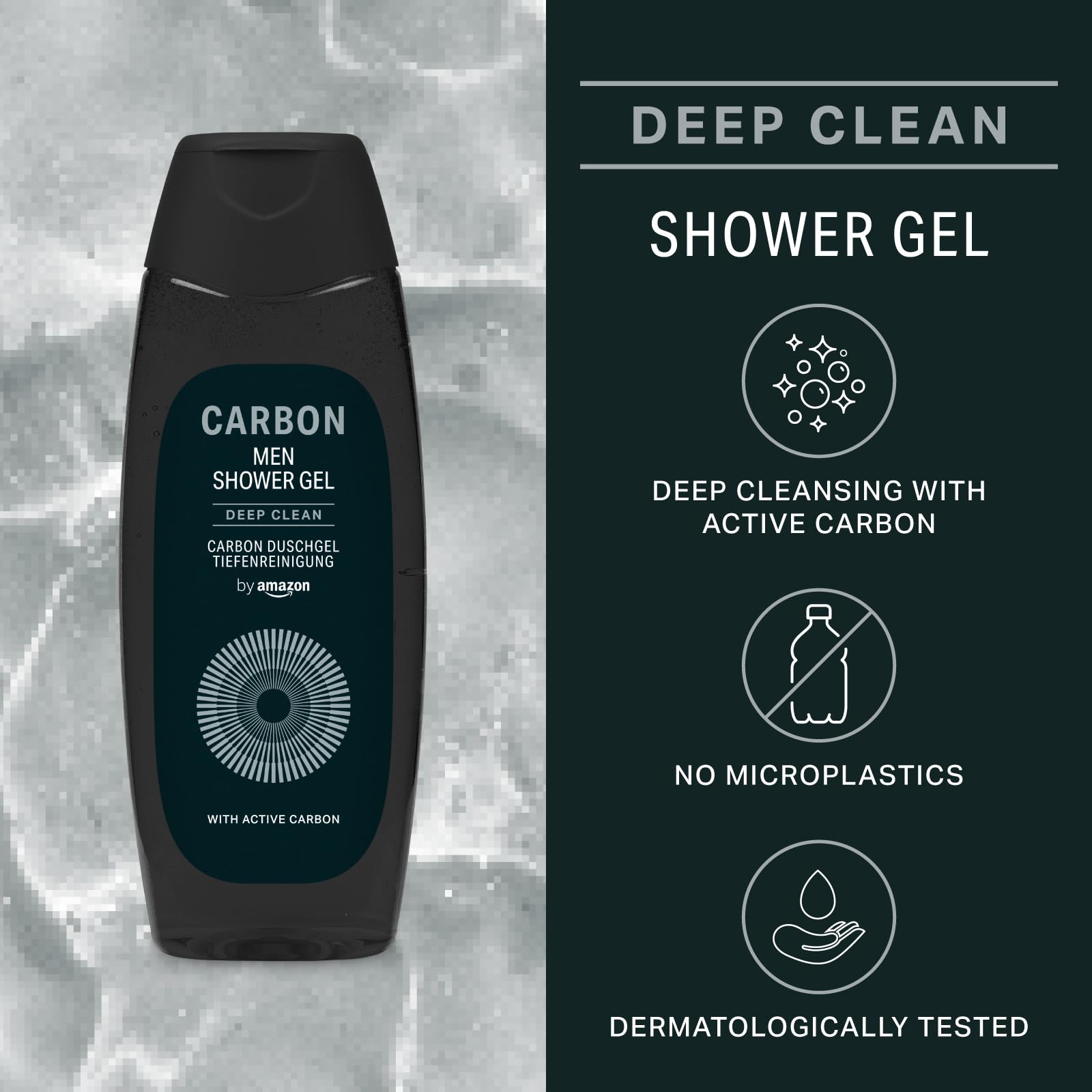 by Amazon Men Carbon Duschgel, 2 x 500 ml 3