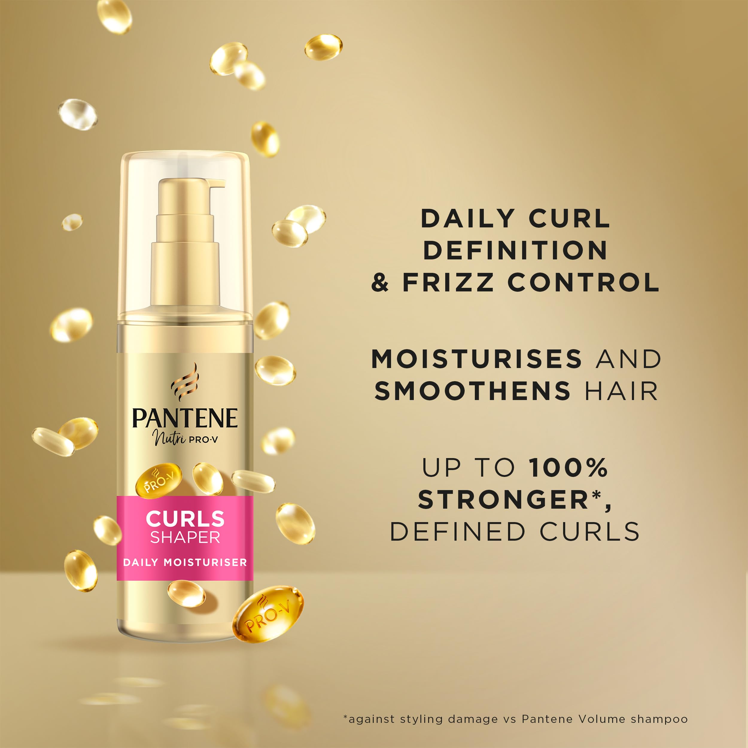 Pantene Pro-V Defined Curls Bundle: Shampoo, Conditioner, Mask & Leave-In Cream 6