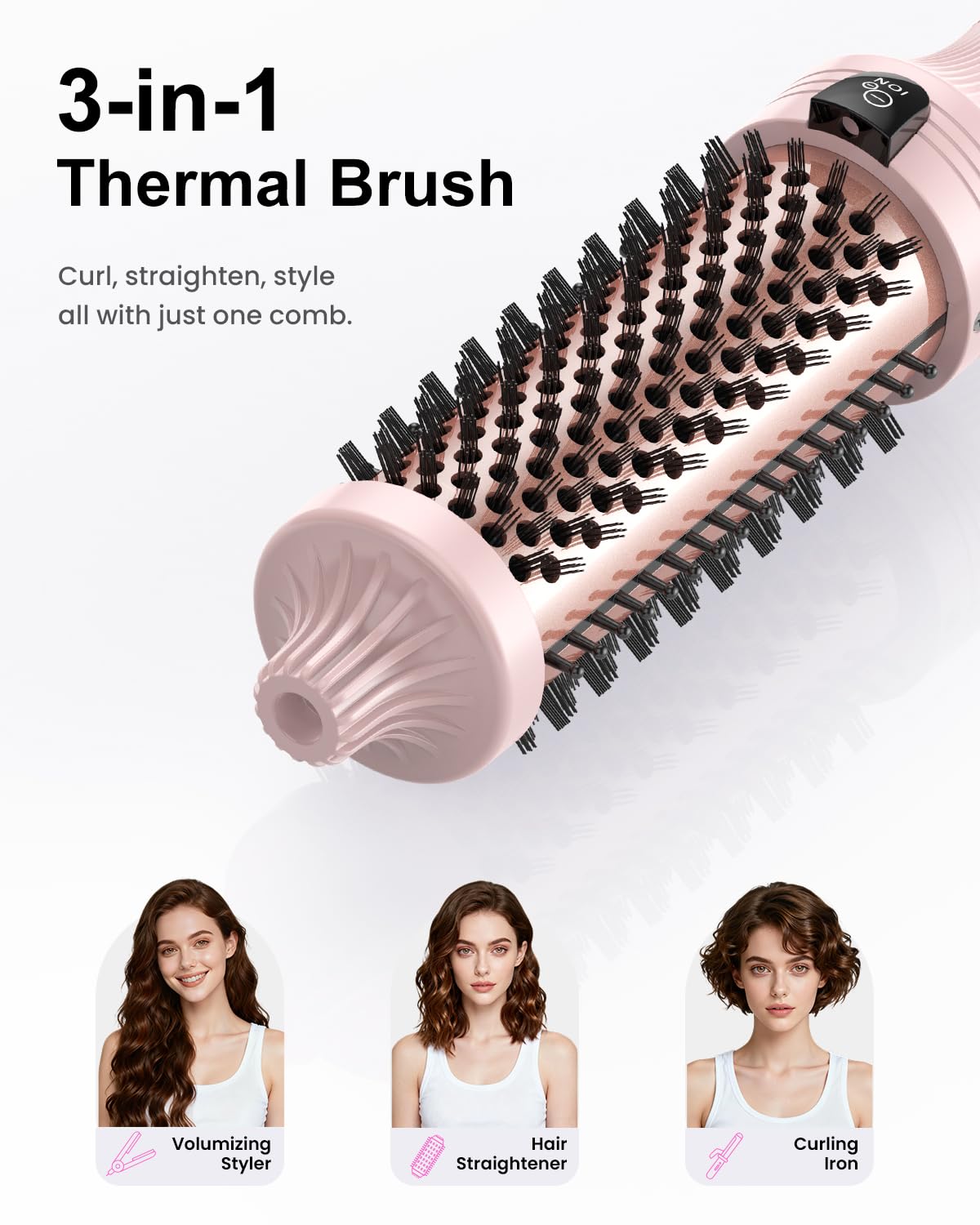 BESTOPE PRO 38mm Thermal Blowout Brush with 9 Ionic Heat Settings 3