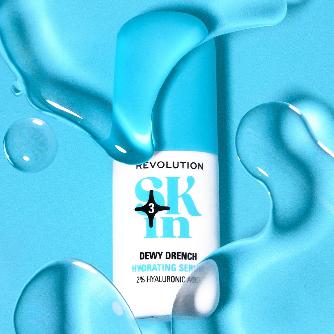 Revolution Skin, Dewy Drench 2% Hyaluronsäure Feuchtigkeitsserum, Leichtgewicht 5