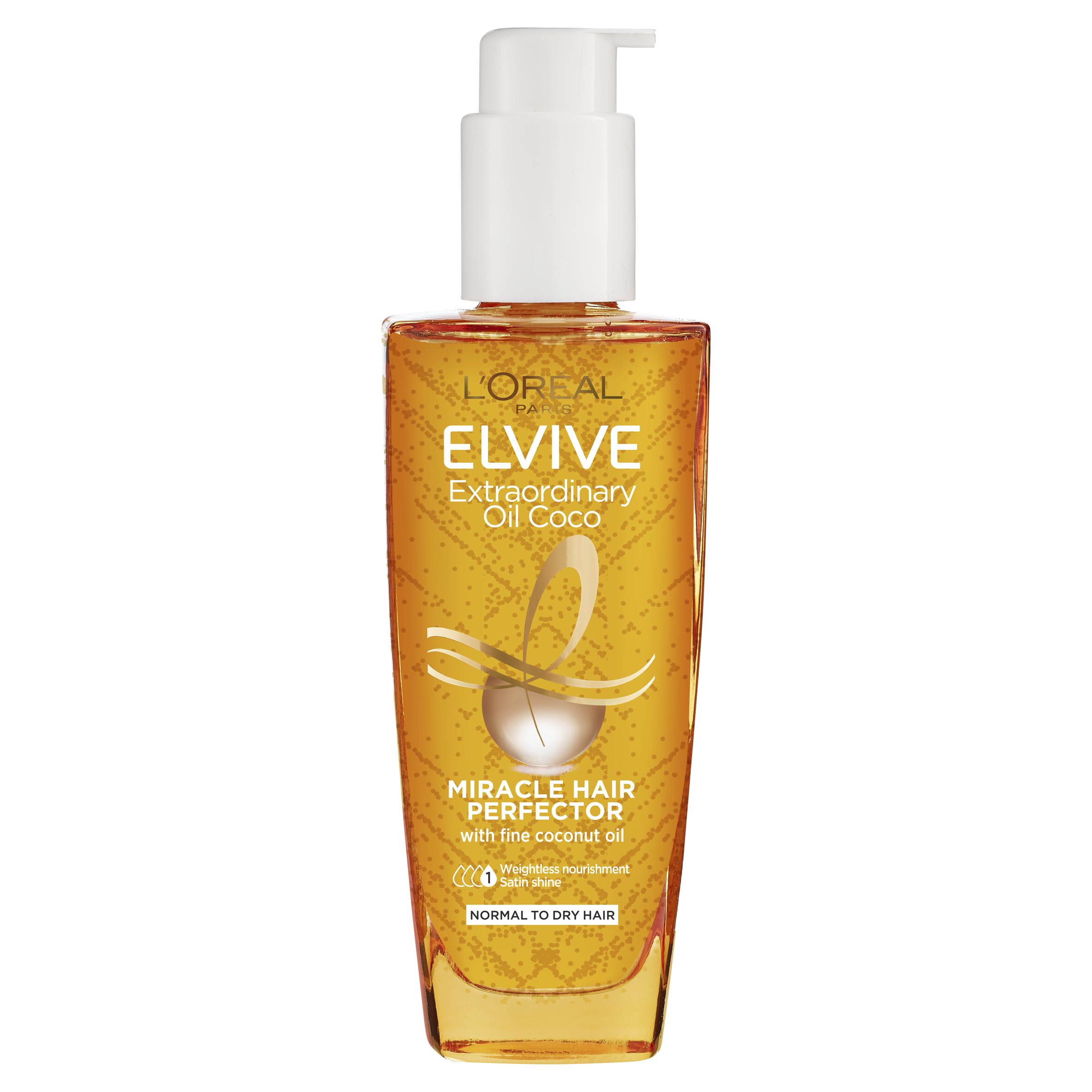 L'Oréal Paris Elvive Extraordinary Coconut Oil Miracle Hair Serum for Intense Nourishment