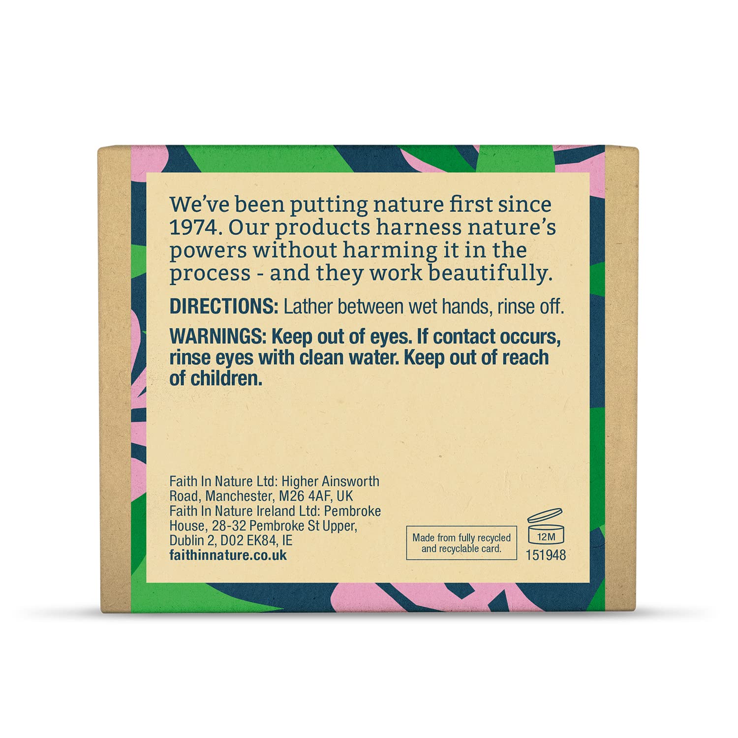 FAITH IN NATURE Natural Tea Tree Hand Soap Bar - Cleansing, Vegan & Cruelty-Free