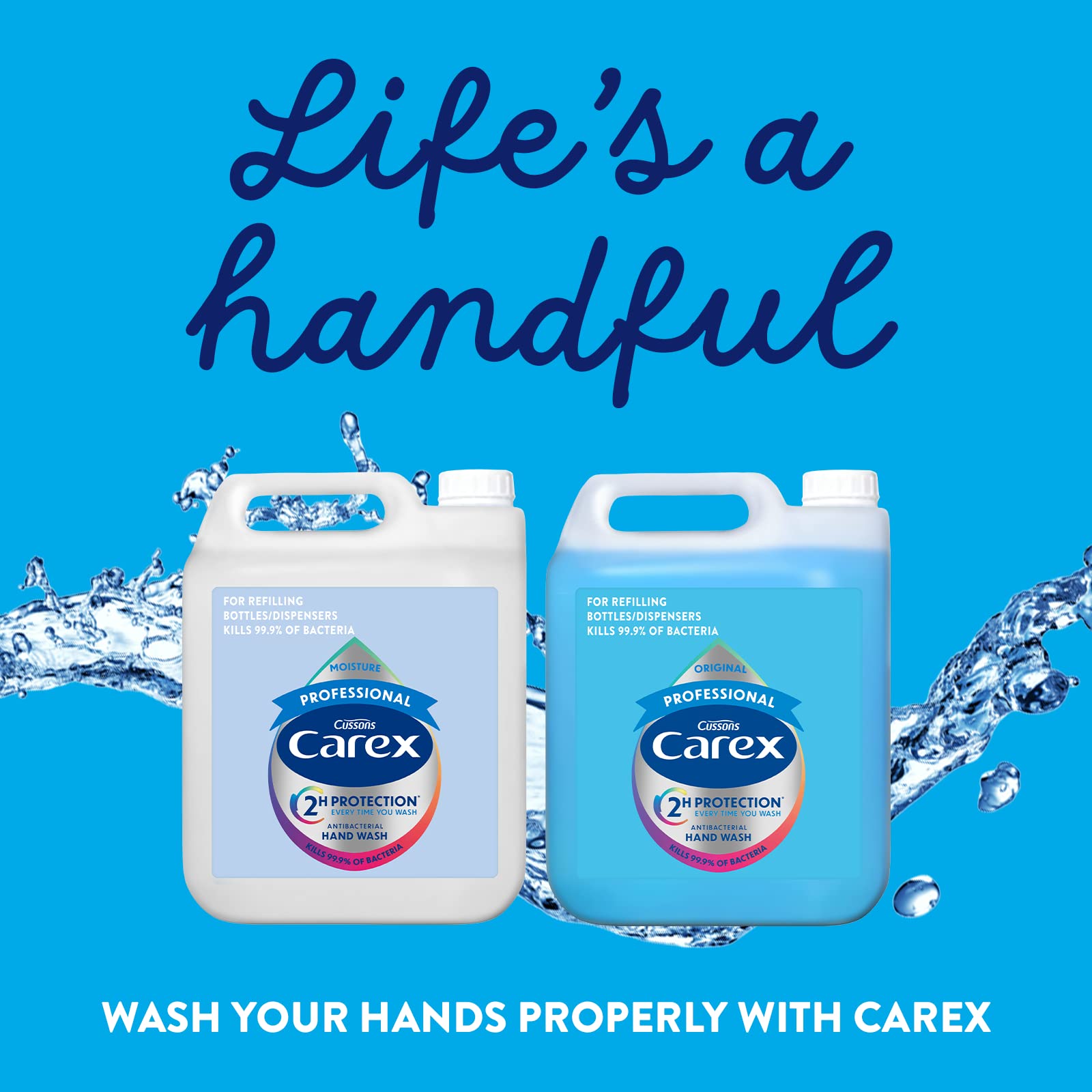 CAREX Professional Moisture Antibacterial Hand Wash Refill with Vitamin E - Orchid Scent 6