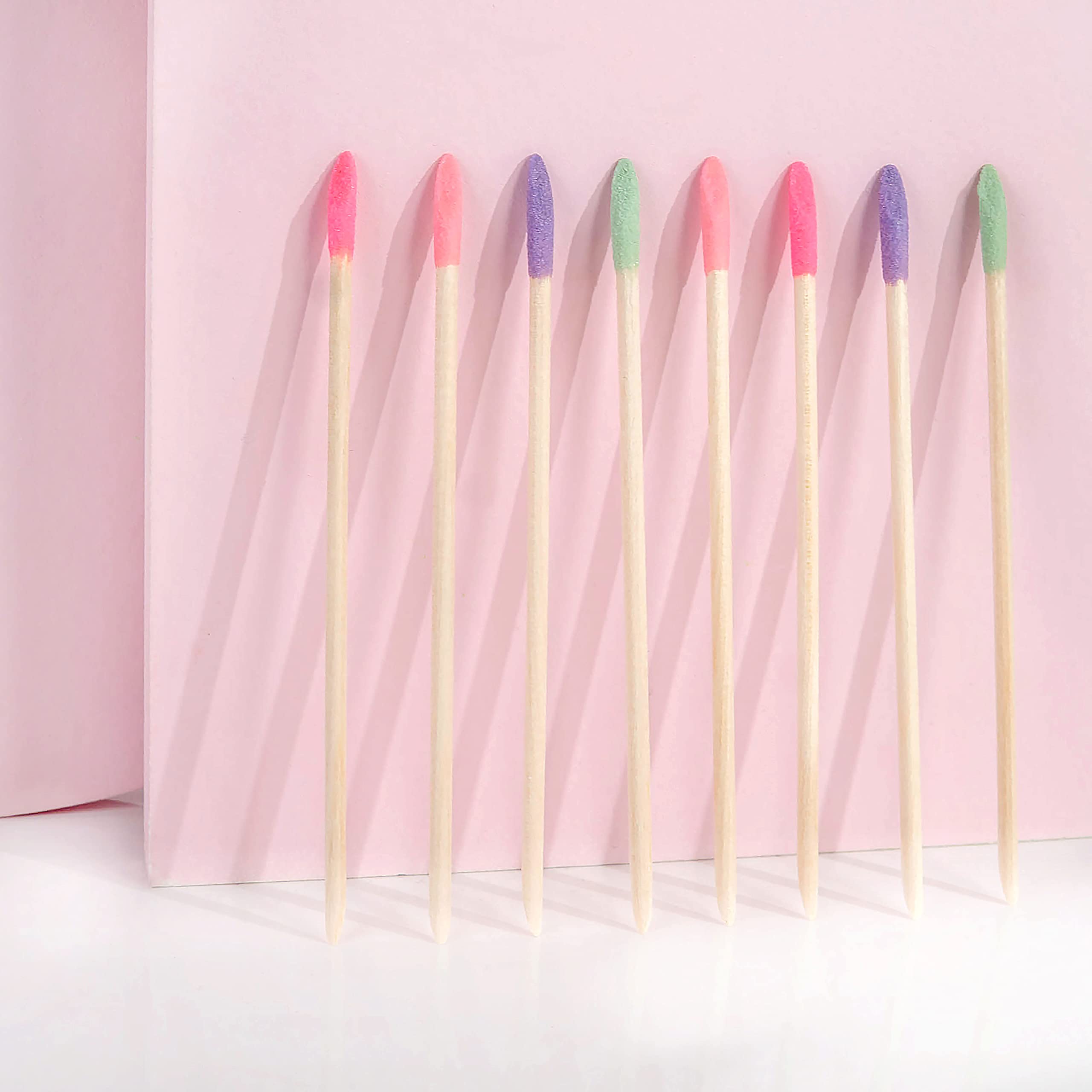 Brushworks Cuticle Crystal Sticks (8 Pack) for Manicures and Pedicures