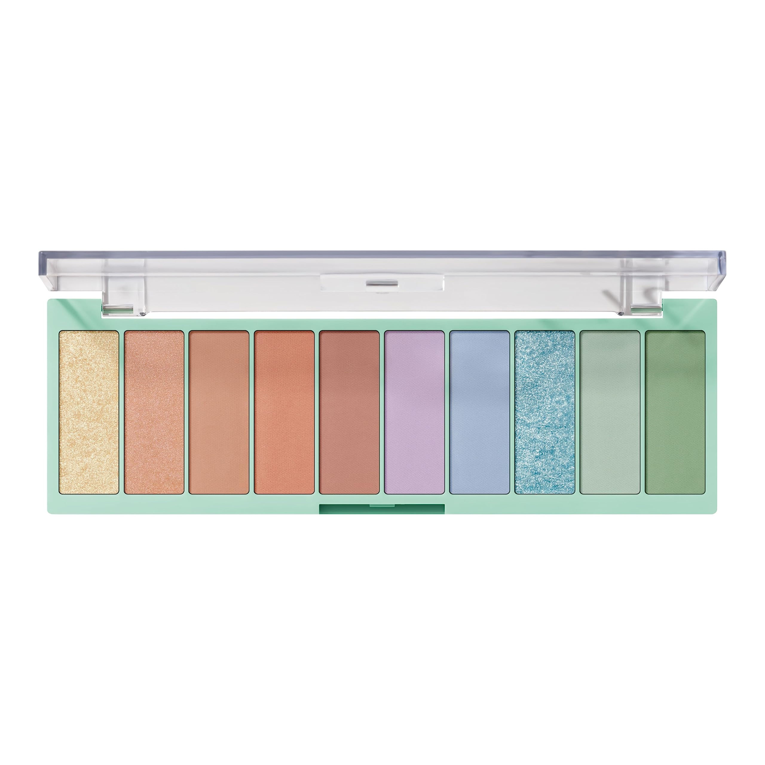 e.l.f. Perfect 10 Eyeshadow Palette - 10 Bright, Warm, Ultra-Pigmented Shades