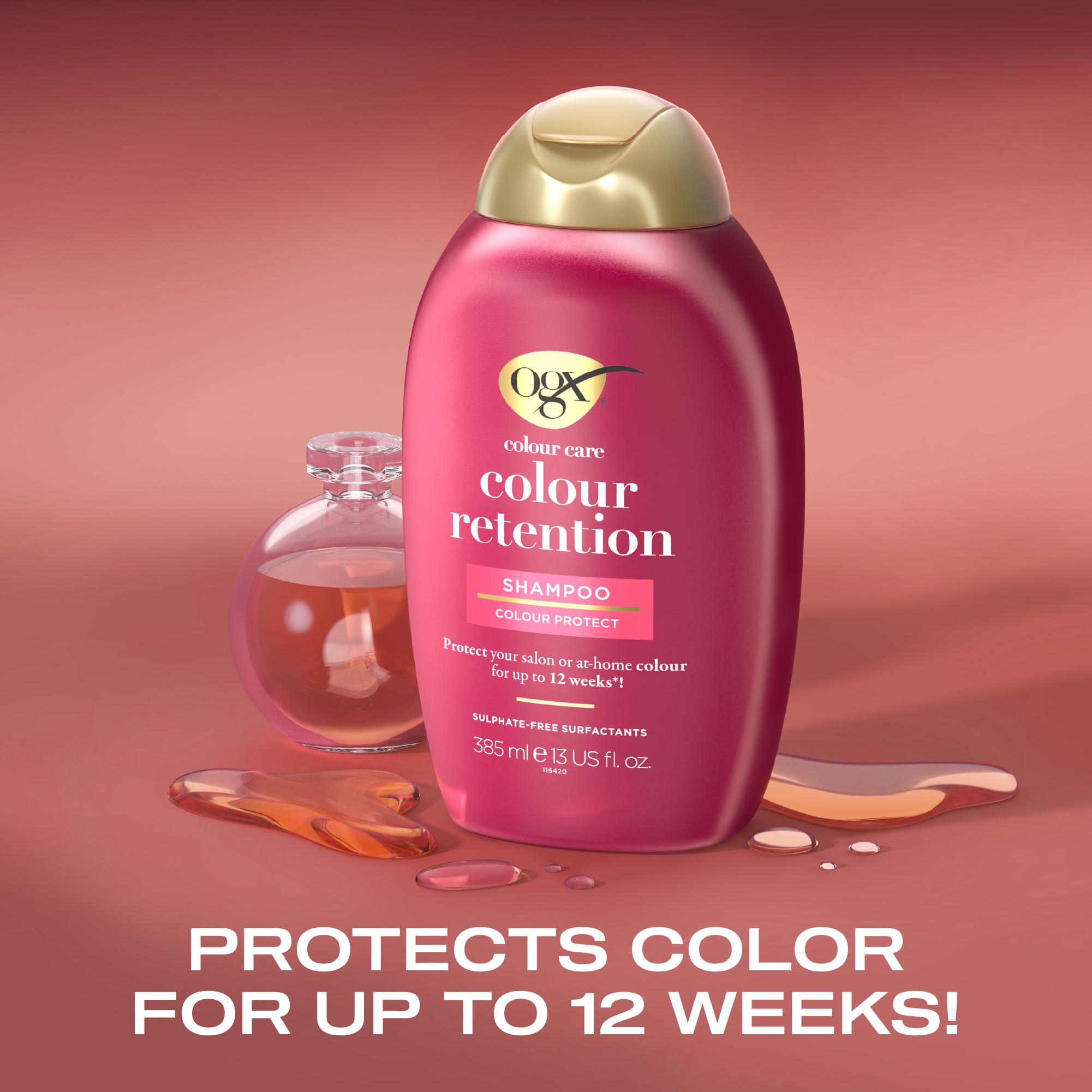 OGX Colour Care Colour Retention Shampoo with Coconut Milk for Color Protection 3