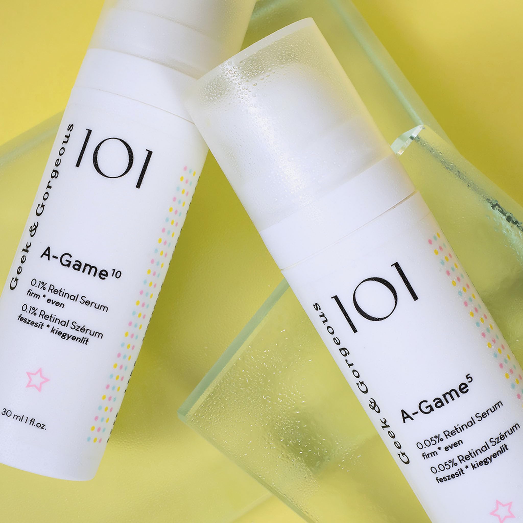 Geek &amp; Gorgeous A-game 5-0,05% Retinalserum – seidig, leicht mit mittlerer Stärke 7