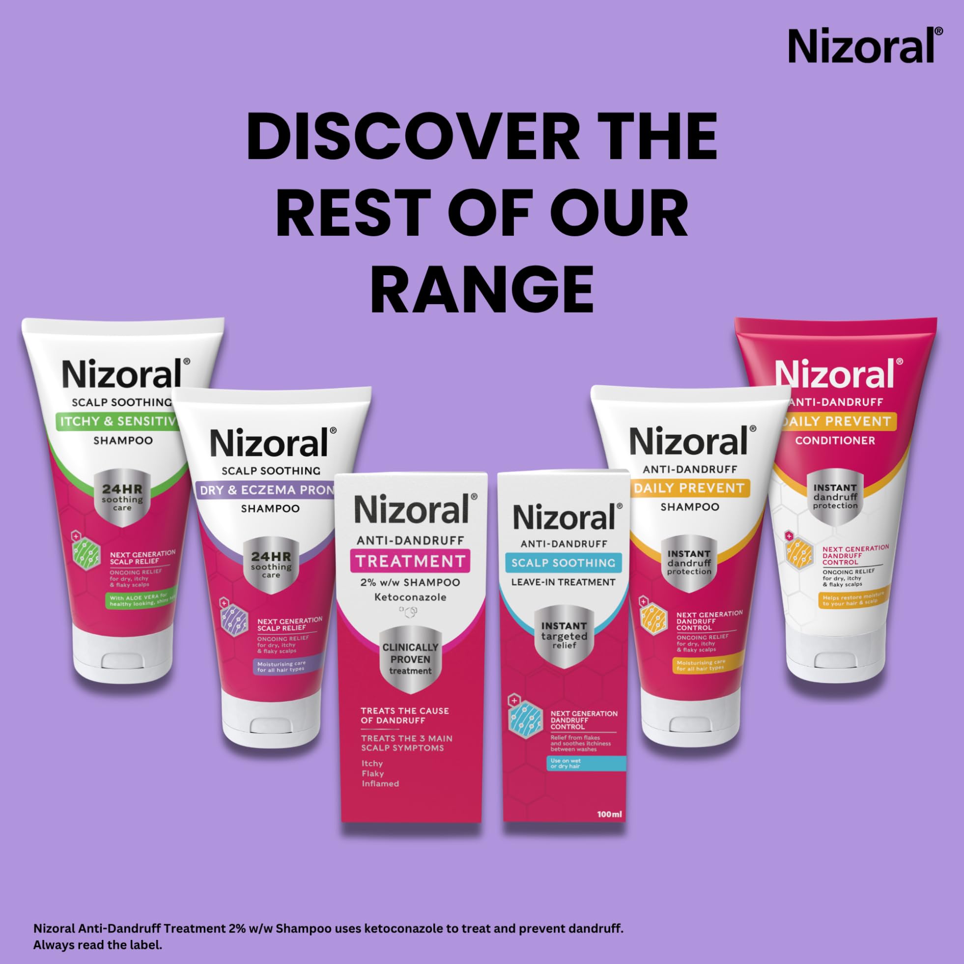 Nizoral Scalp Soothing Shampoo for Dry and Eczema Prone Scalps - 24 Hour Relief 8