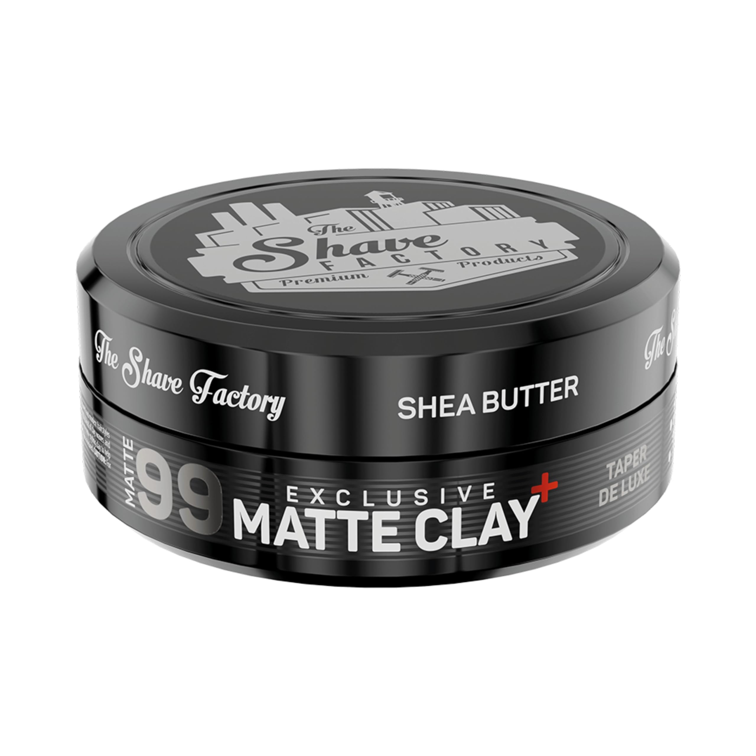 The Shave Factory Exclusive Matte Clay 150ml - 99 Taper De Luxe with Shea Butter