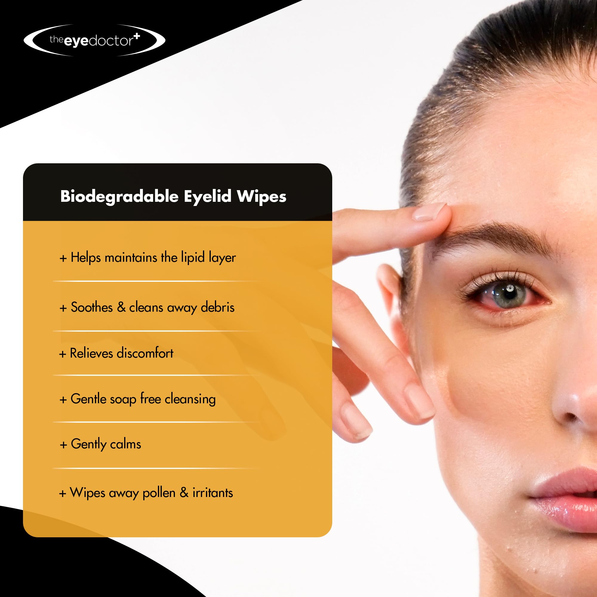 The Eye Doctor Augenlidreinigungstücher – 20 Einweg-Augenlidreinigungstücher – Geeignet für S 4