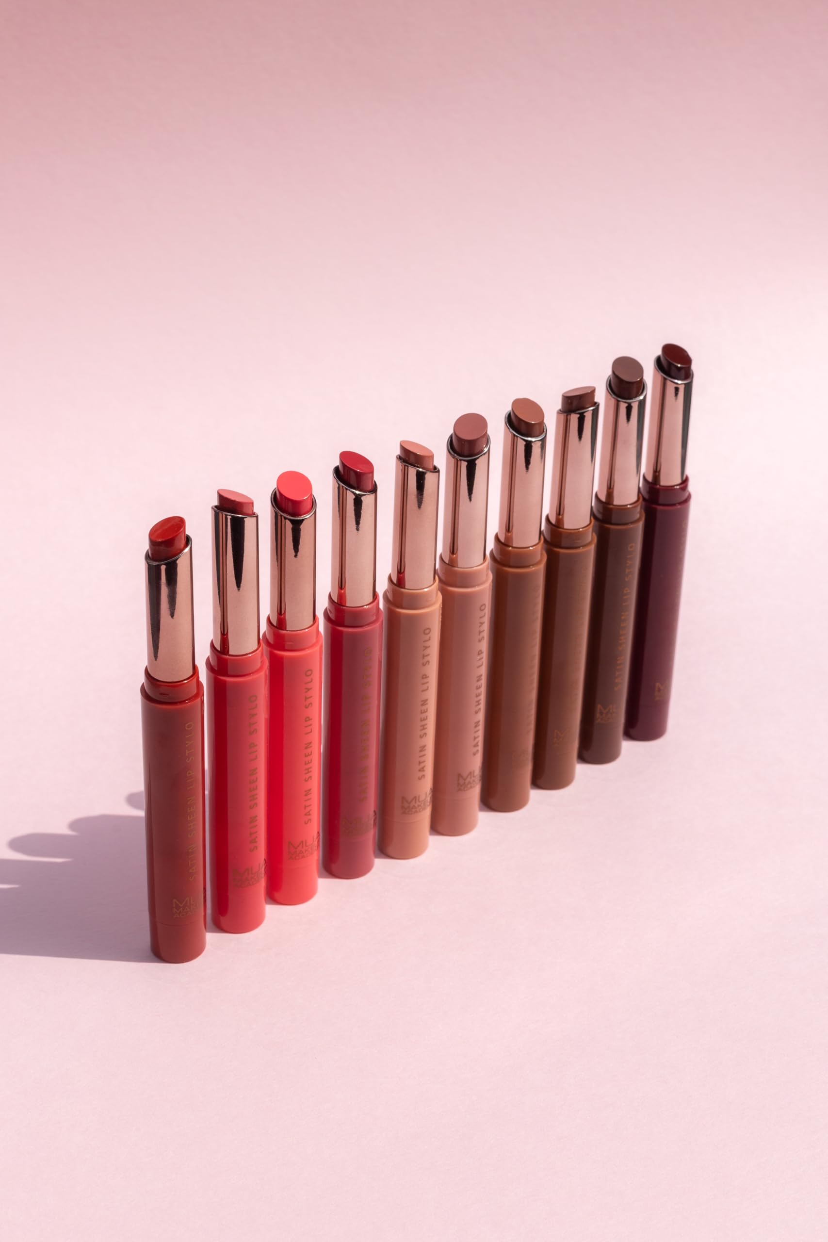 MUA Makeup Academy Satin Sheen Lip Stylo Lipstick, Supernude, Vegan & Cruelty Free 5