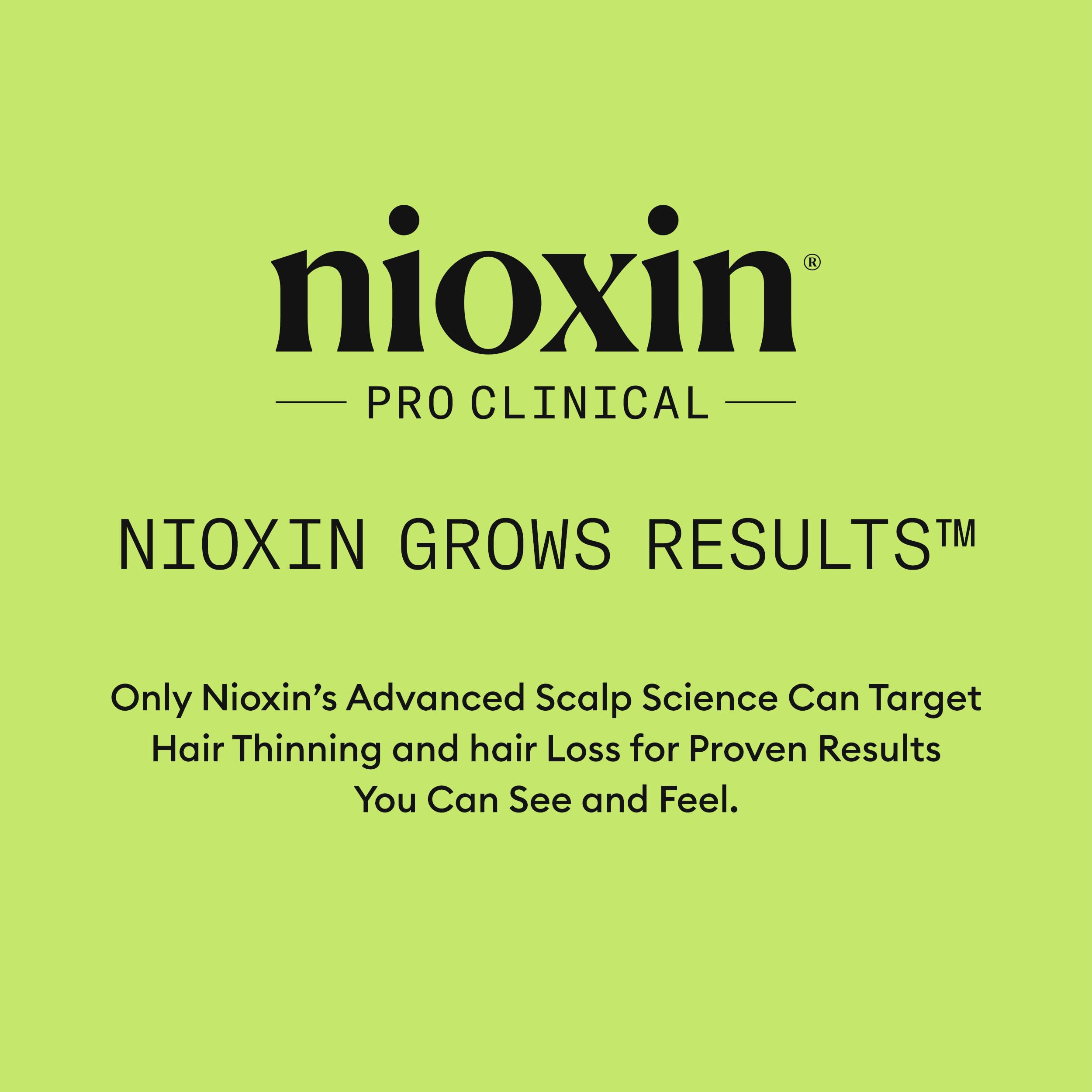 Nioxin Scalp + Hair Thickening System 2 Kit - Haarverdichtungssystem für natürliches Haar mit fortschreitender Ausdünnung - Shampoo, Spülung &amp; Kopfhautbehandlung (150+150+40ml) 9