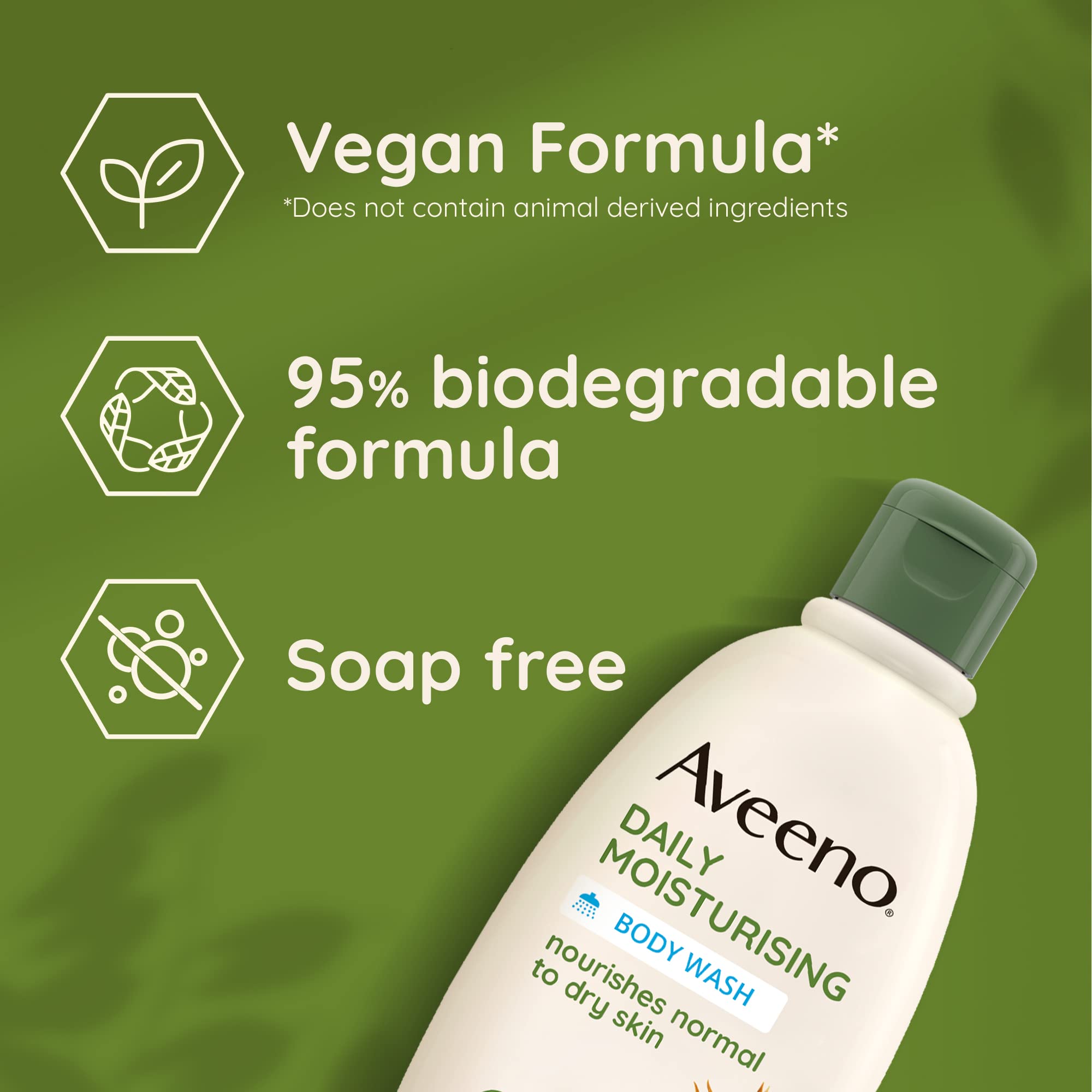 Aveeno Daily Moisturising Body Wash with Soothing Oat for Sensitive Skin 6