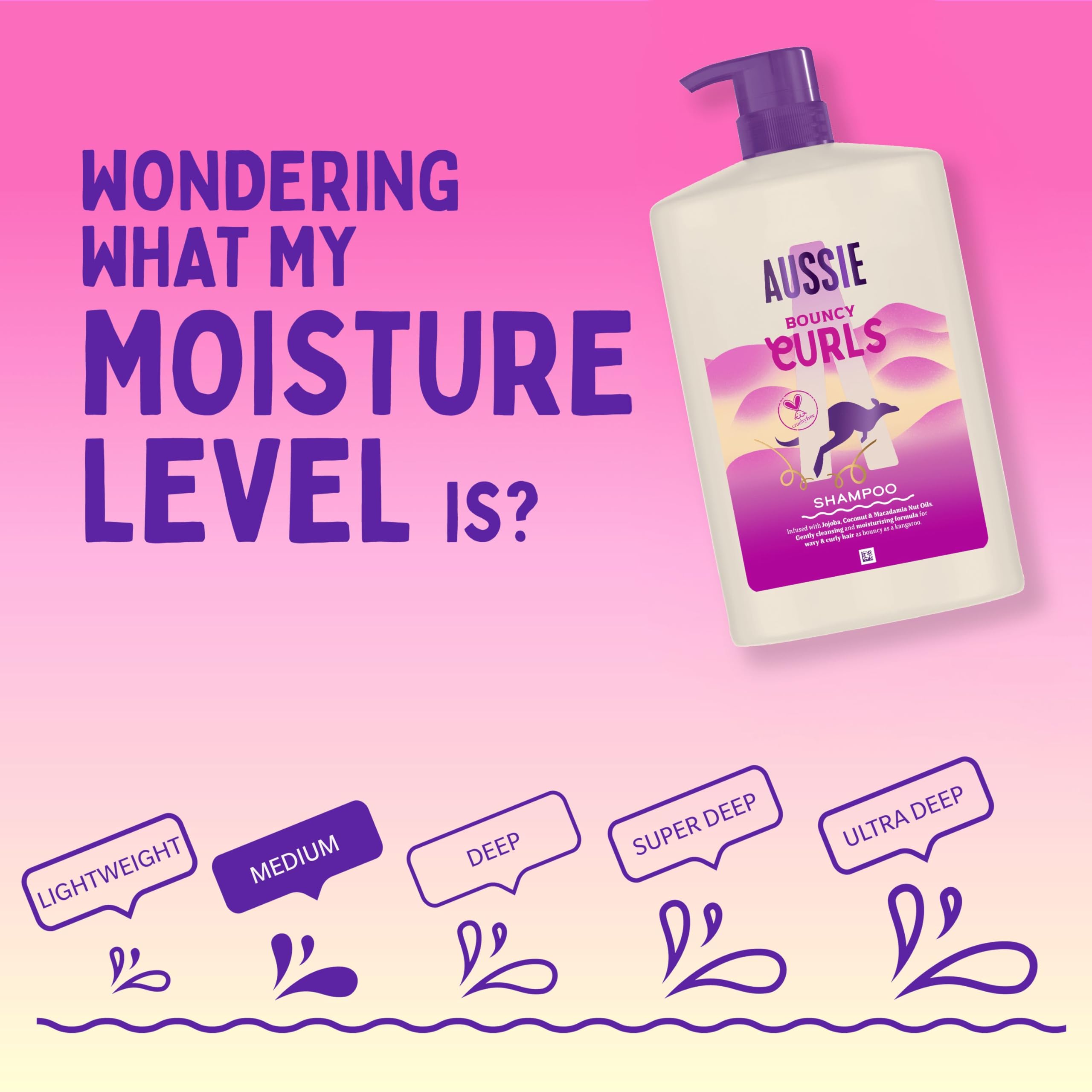 Aussie Bouncy Curls Silicone-Free Shampoo for Wavy & Curly Hair, 1L 6