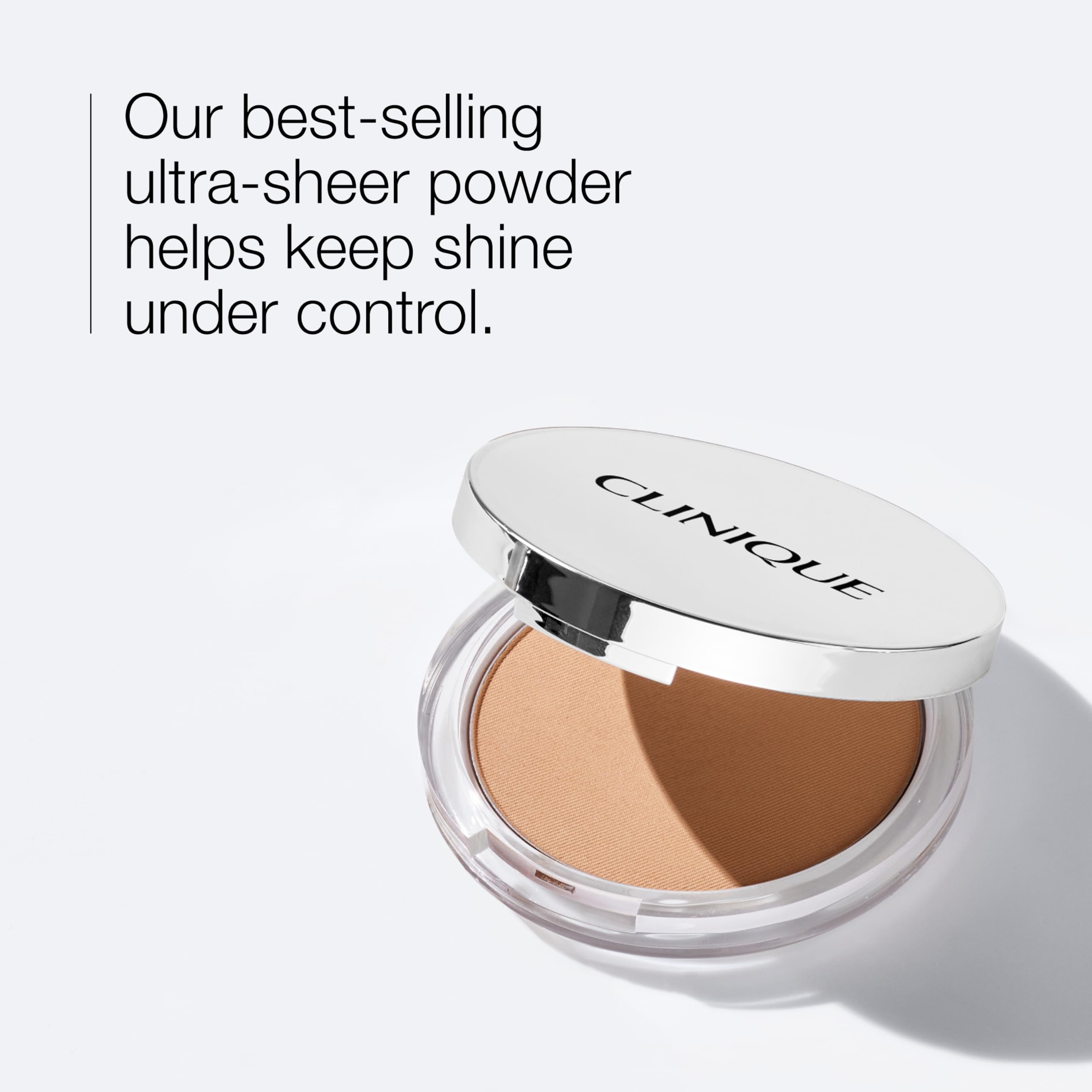 Clinique Stay-Matte Sheer Pressed Powder for Oily Skin Types | Matte Finish