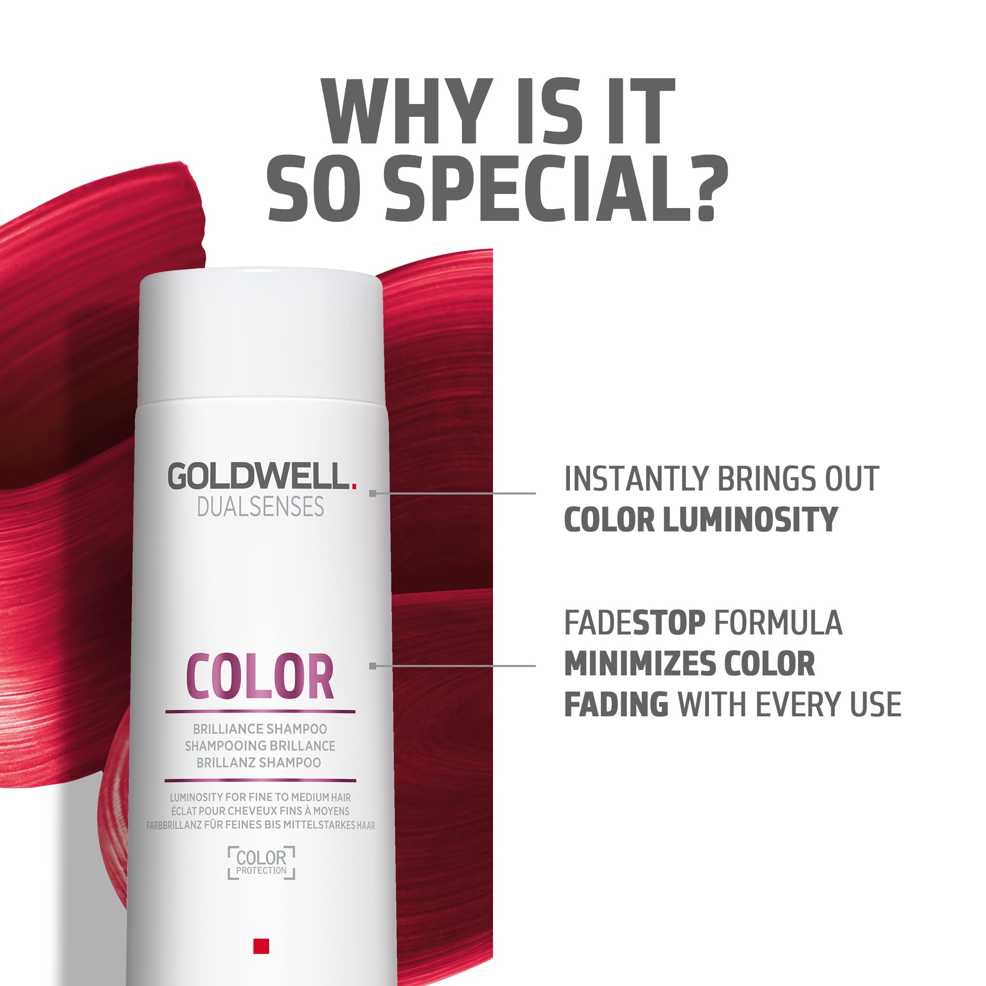 Goldwell Dualsenses Color Brillance Mini Set with Shampoo, Conditioner, Serum Spray & Treatment 4
