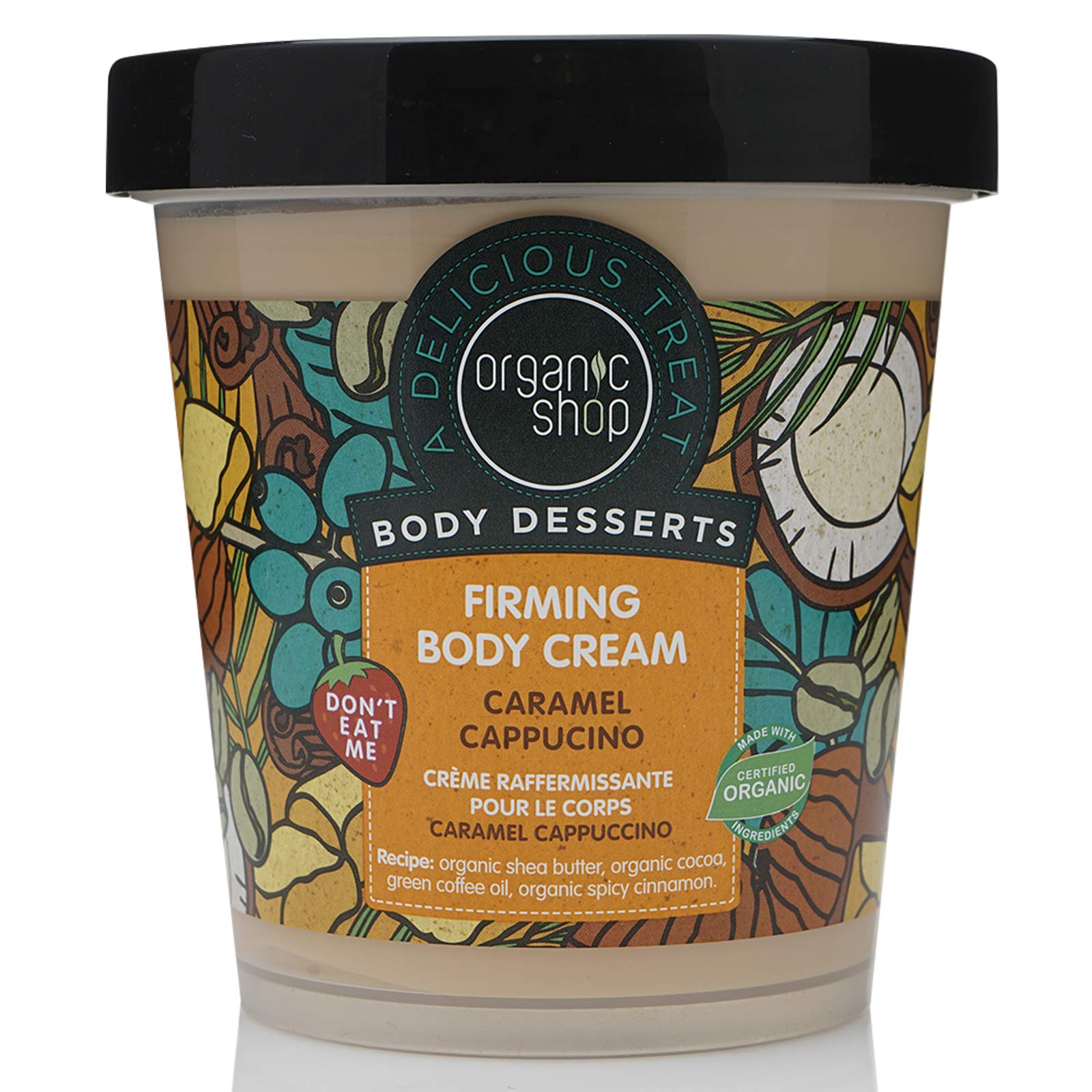 Organic Shop Body Desserts Caramel Cappuccino Firming Body Cream, 450 ml 3