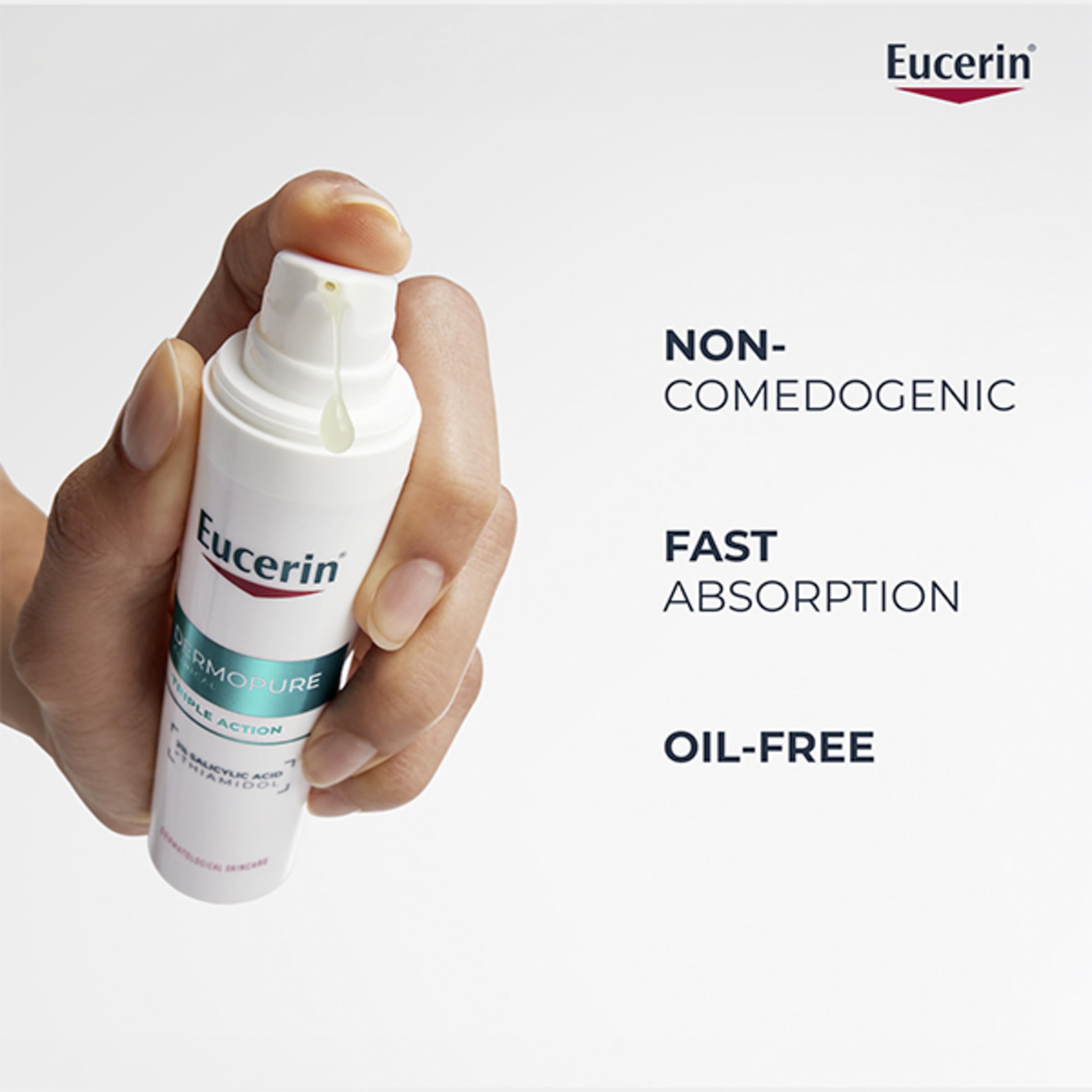 Eucerin Dermopure Clinical Triple Action Fluid 40ml Face Serum with Salicylic Acid 7