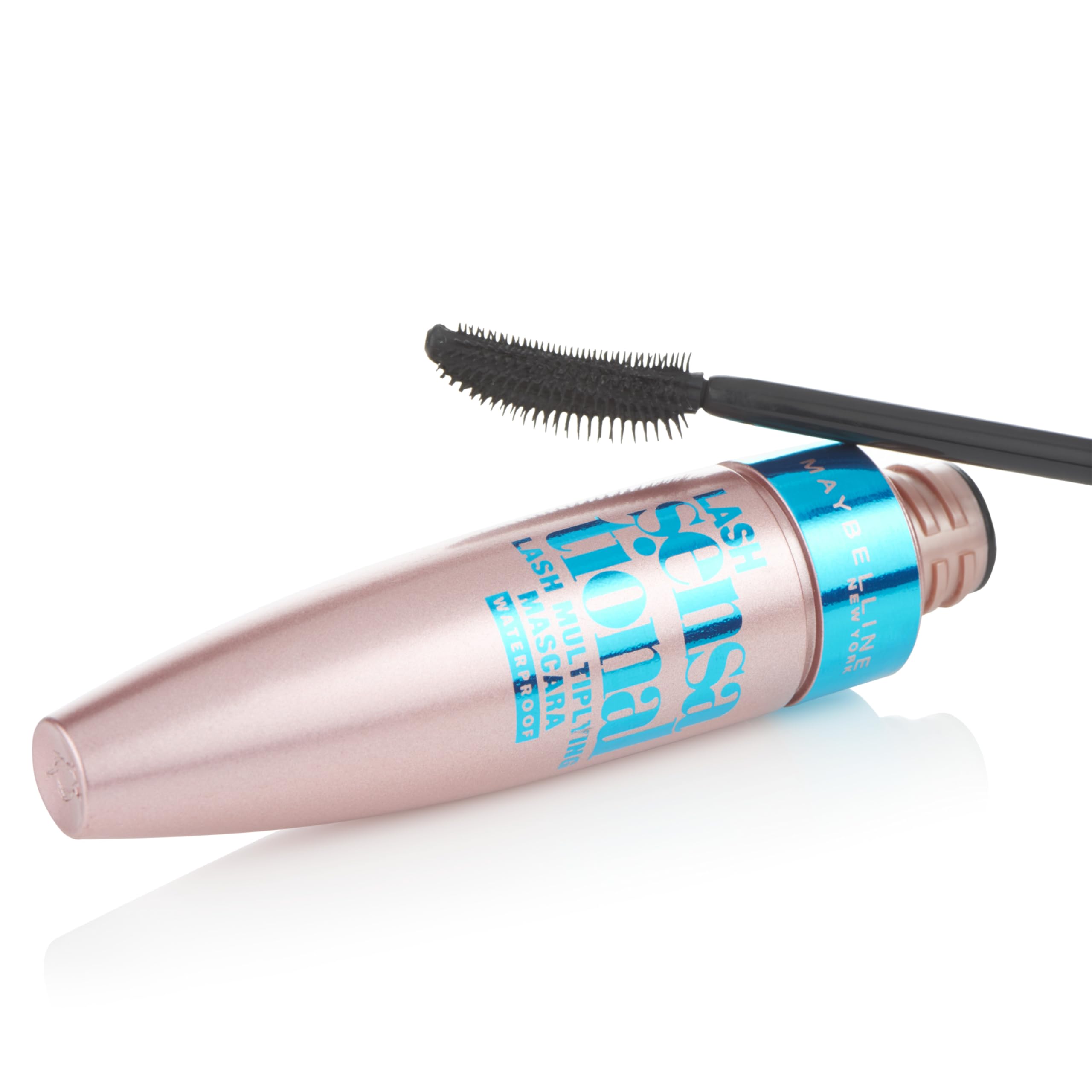 Maybelline Lash Sensational Volumizing and Thickening Waterproof Mascara, Black 6