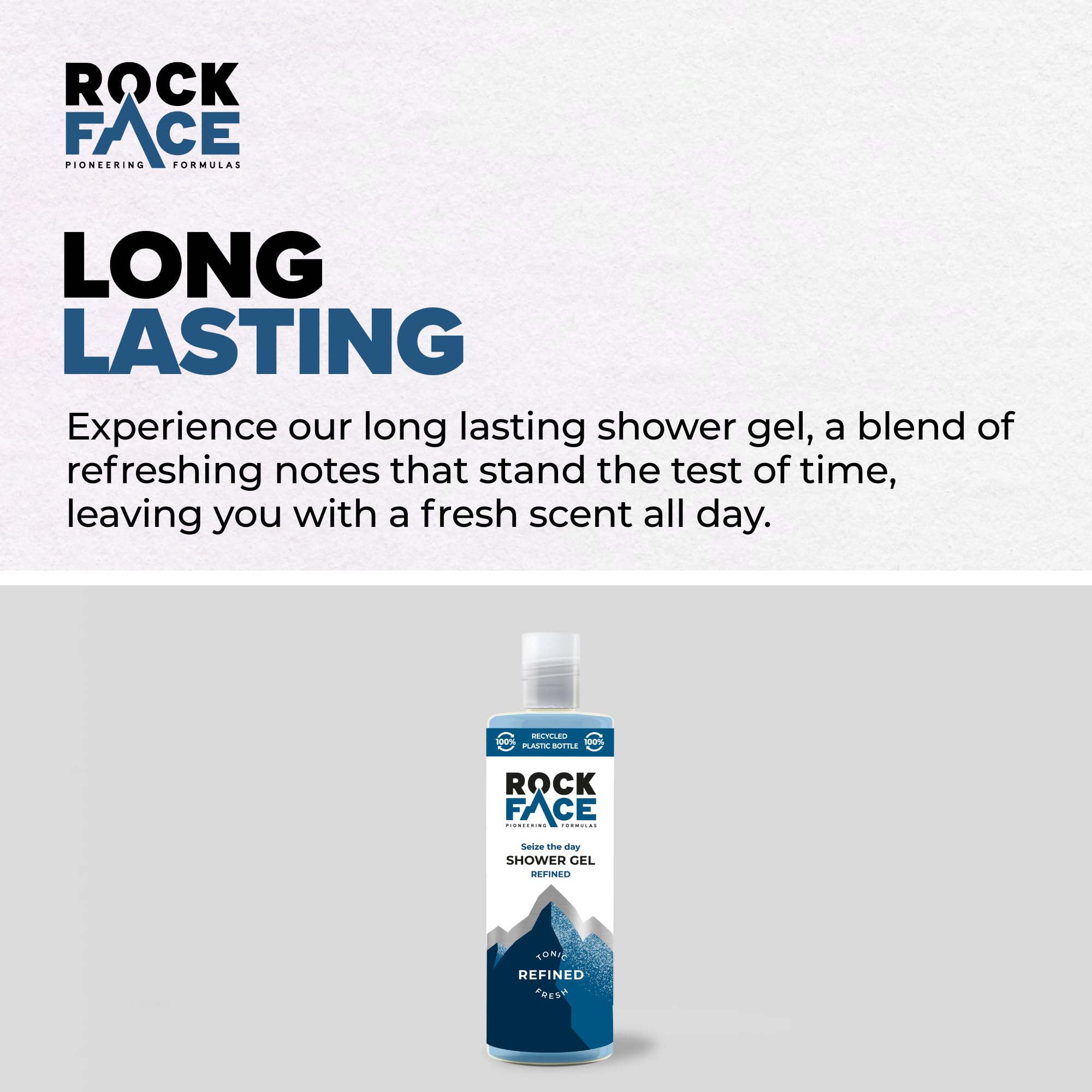 Rock Face Duschgel – Raffiniertes All-in-One-Duschgel für Männer, 410 ml, Sandalw 6