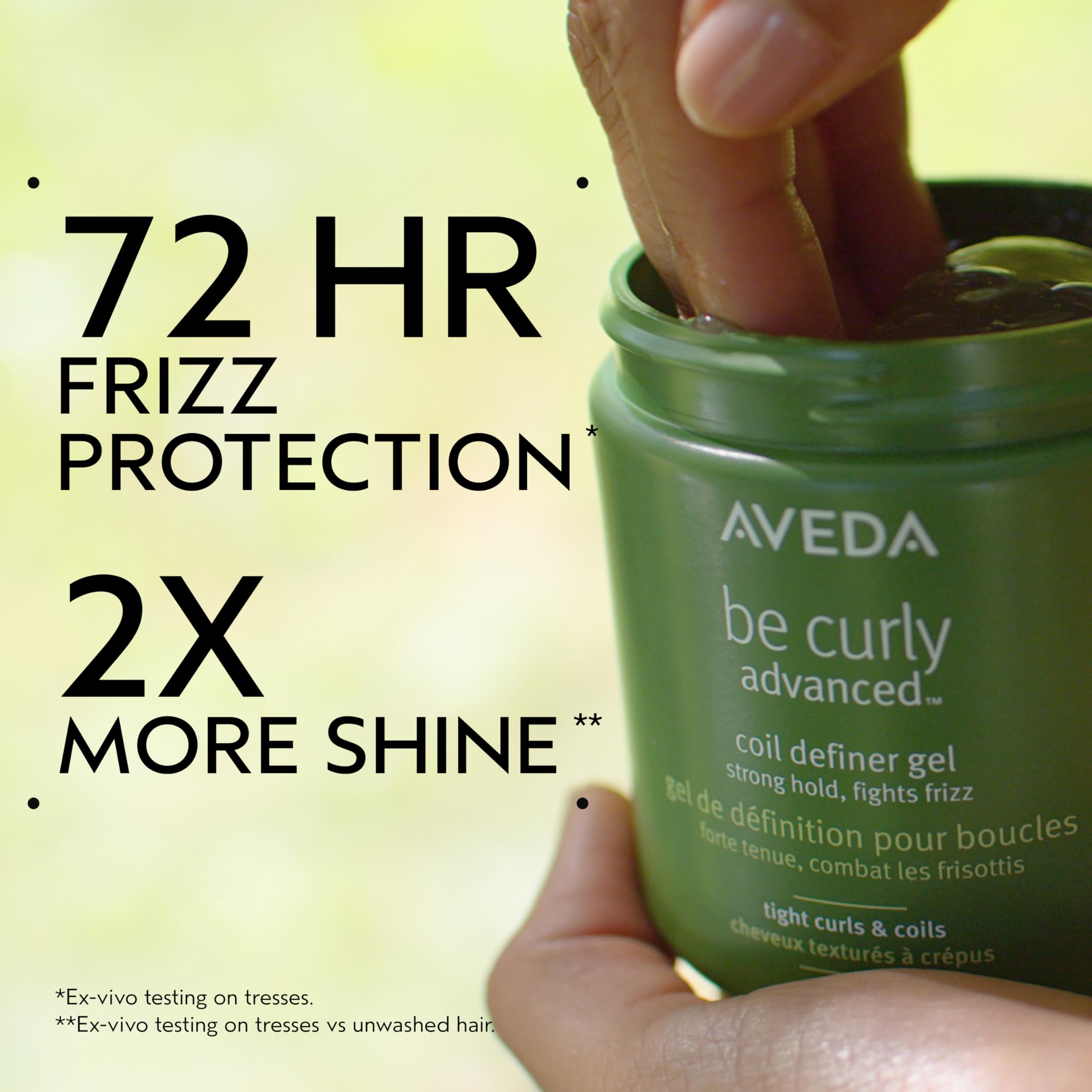 Aveda Be Curly Advanced Coil Definer Gel | Strong Hold for Coily Hair (3C– 4C)