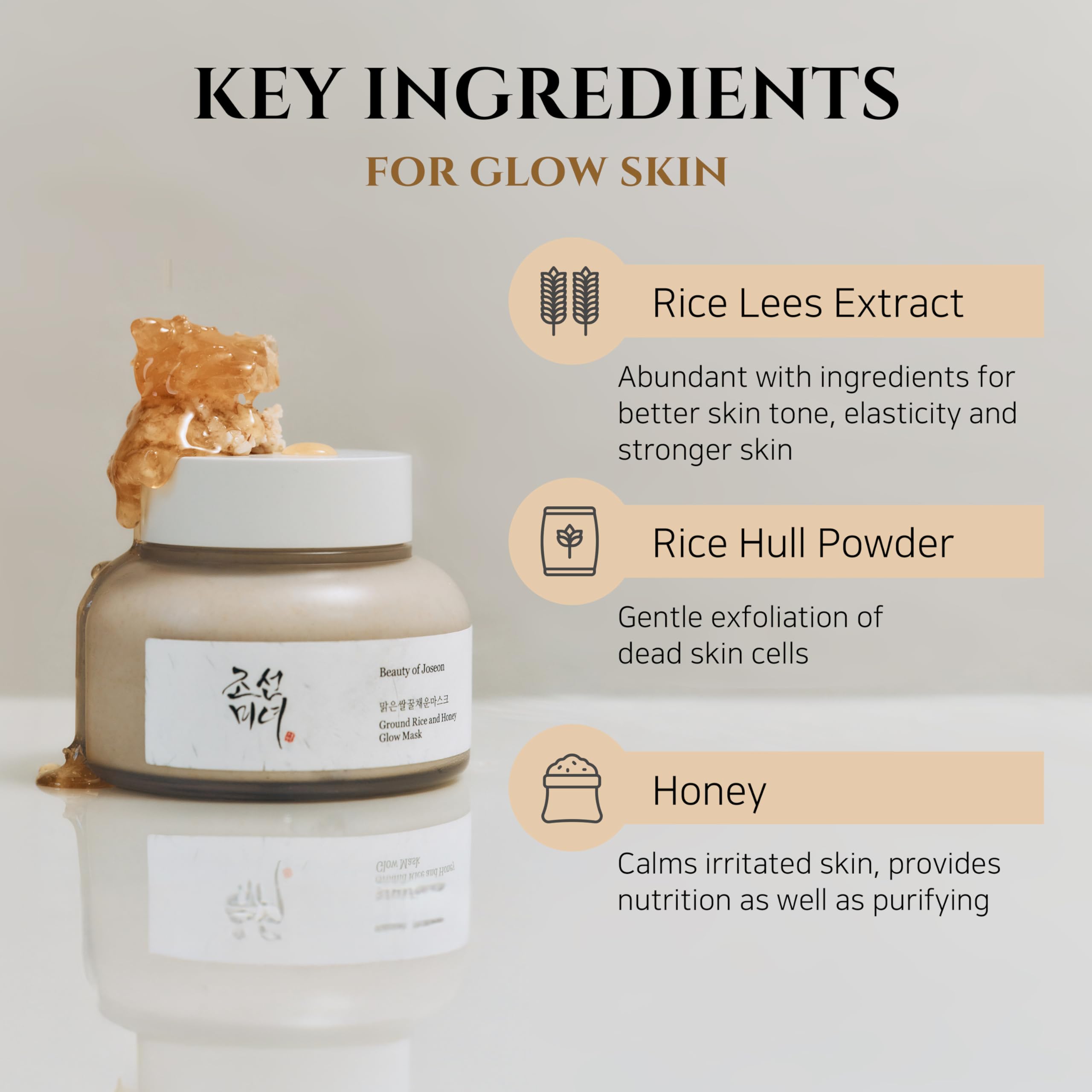 Beauty of Joseon Ground Rice and Honey Glow Wash-Off Face Pack for Hydration and Exfoliation 4