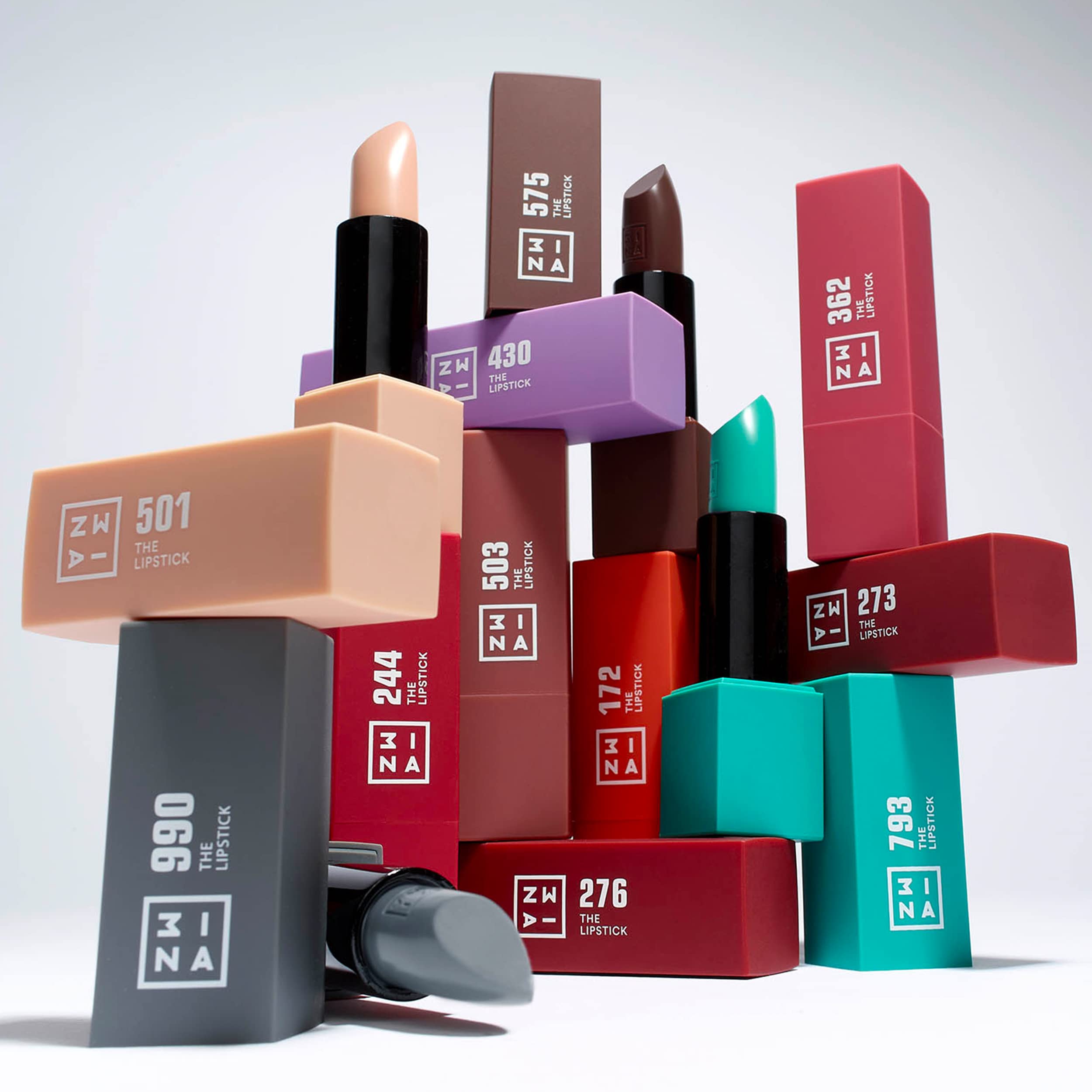 3INA MAKEUP Vegan The Lipstick 501 - Creamy Semi-Matte with Shea Butter 6