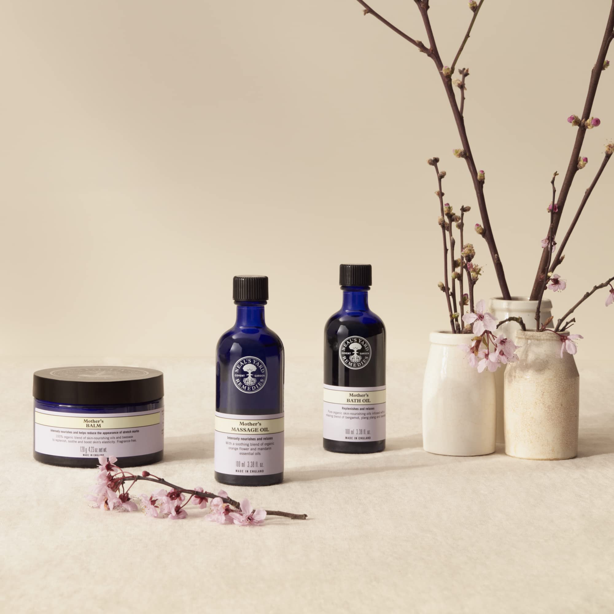 Neal's Yard Remedies Badeöl &amp; Badezusatz für Mütter mit ätherischen Ölen, 100 ml 5