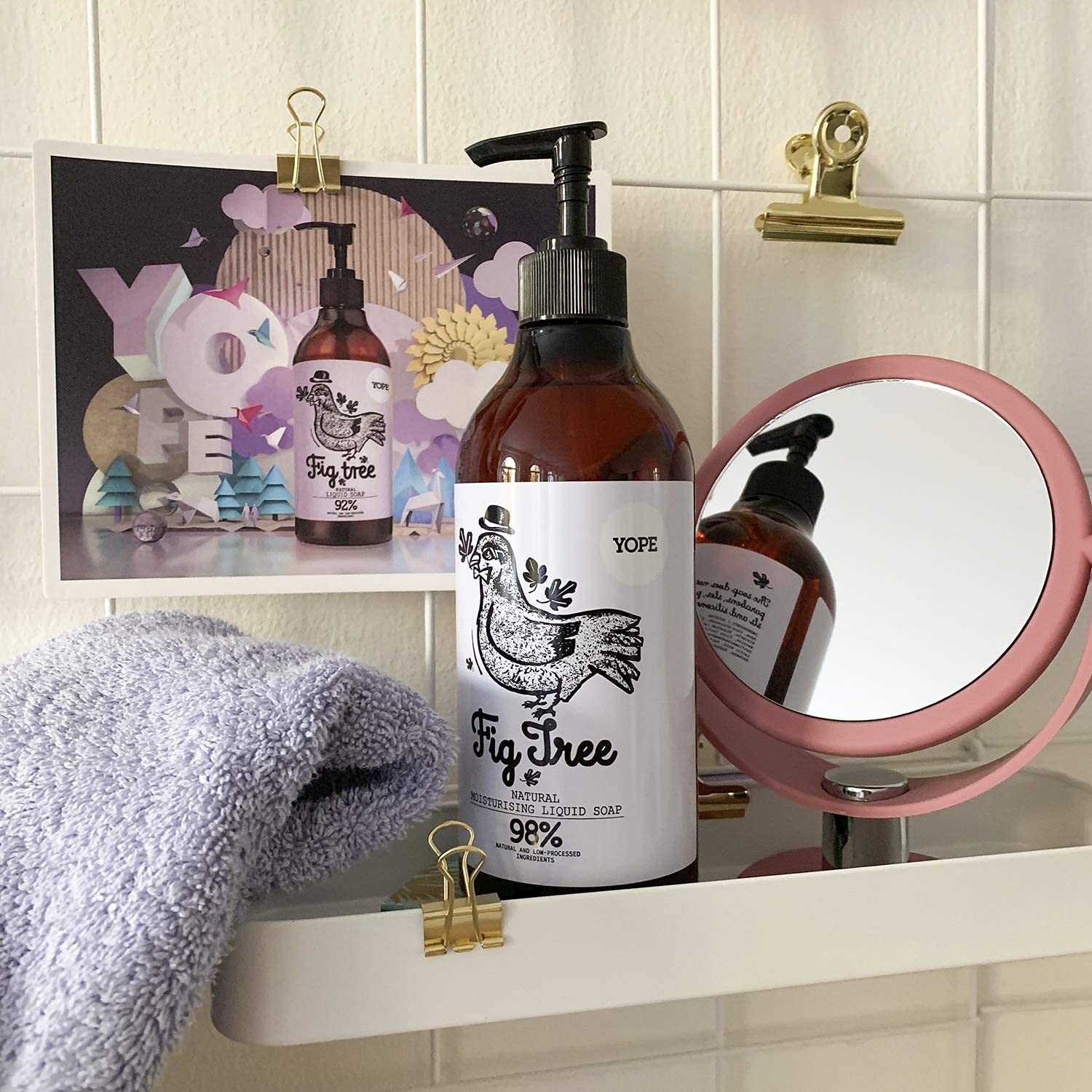 YOPE Moisturising Liquid Hand Wash with Allantoin, Vitamin B5, Fig Tree Scent 500 ml 6