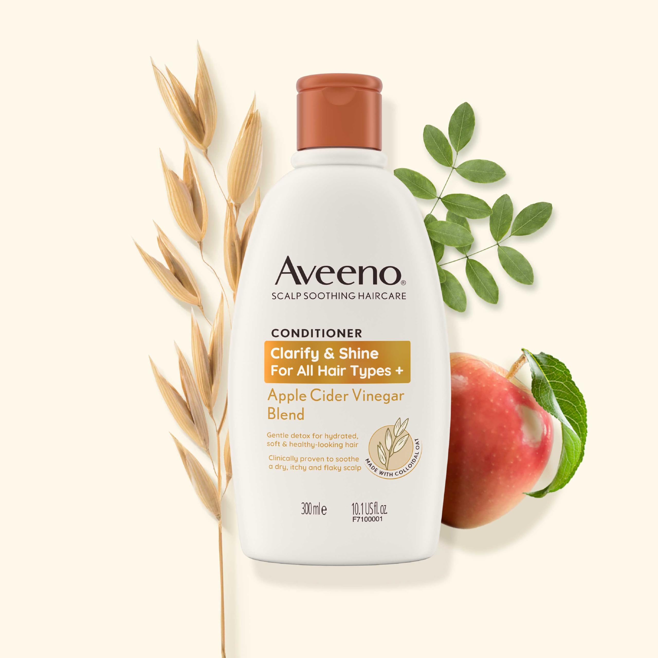 Aveeno Scalp Soothing Clarify & Shine Conditioner with Apple Cider Vinegar, 300ml 7