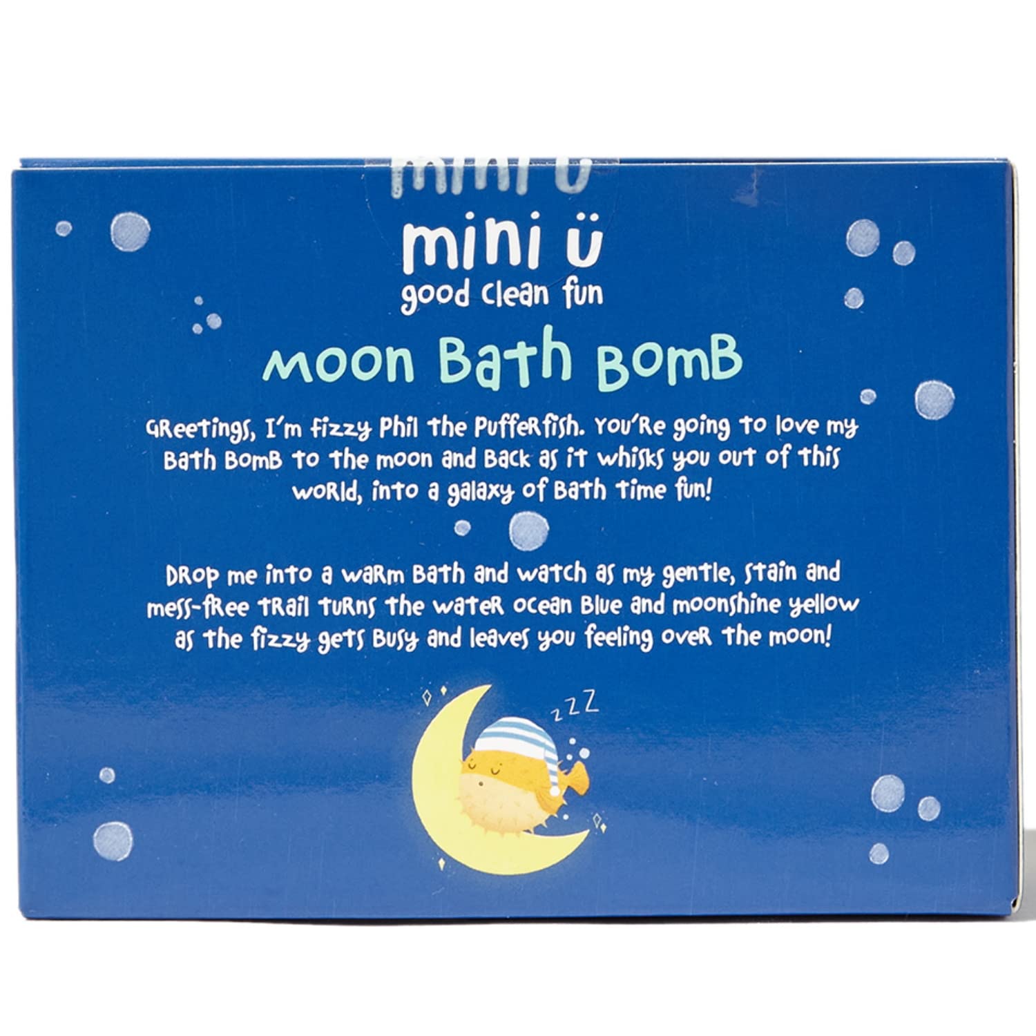 Mini U Moon Bath Bomb (120g) - Gold Award Winner with Moisturising Shea Butter 3