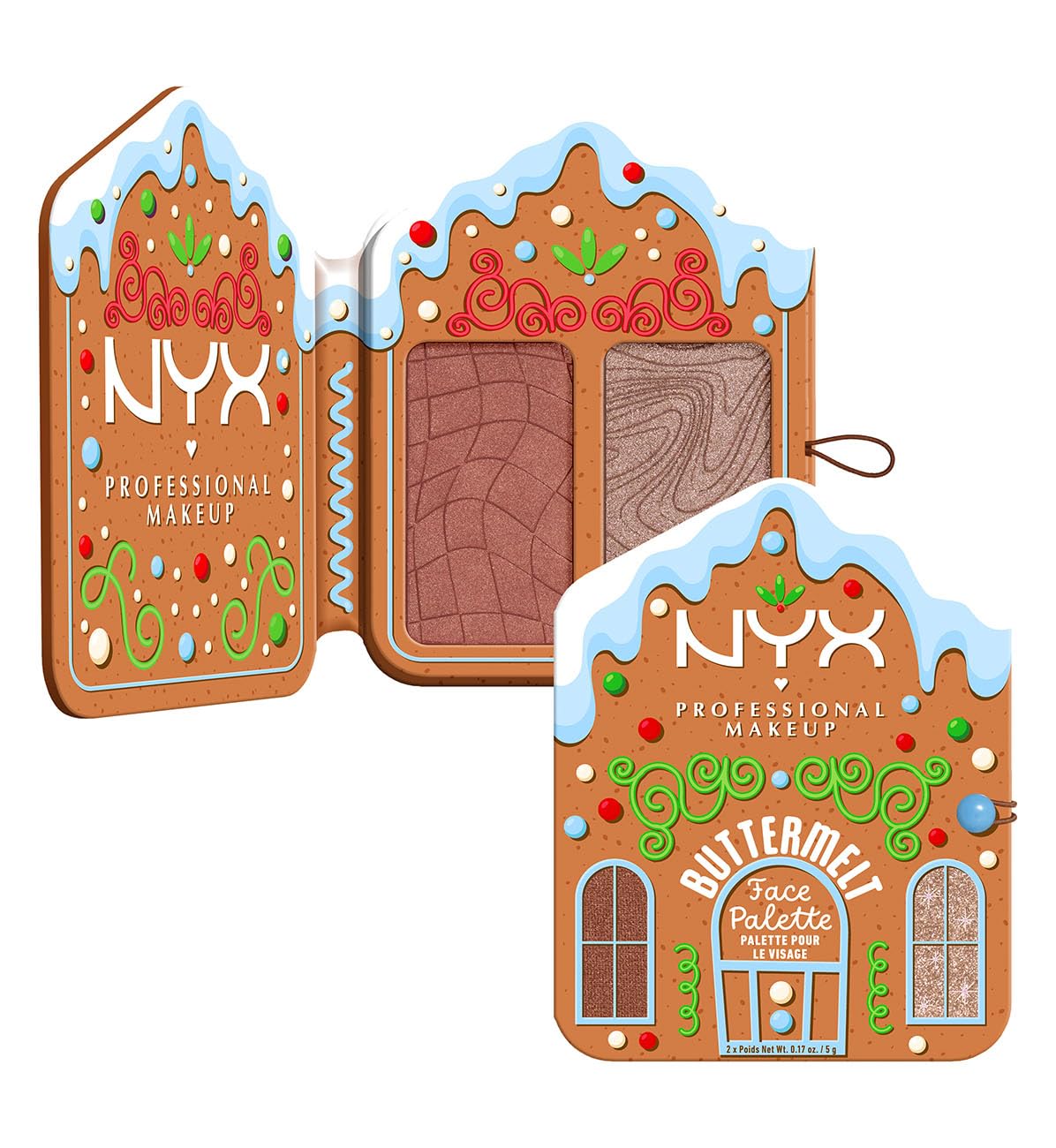 NYX Professional Makeup Buttermelt Face Palette Giftset - Blush & Highlighter Duo 6