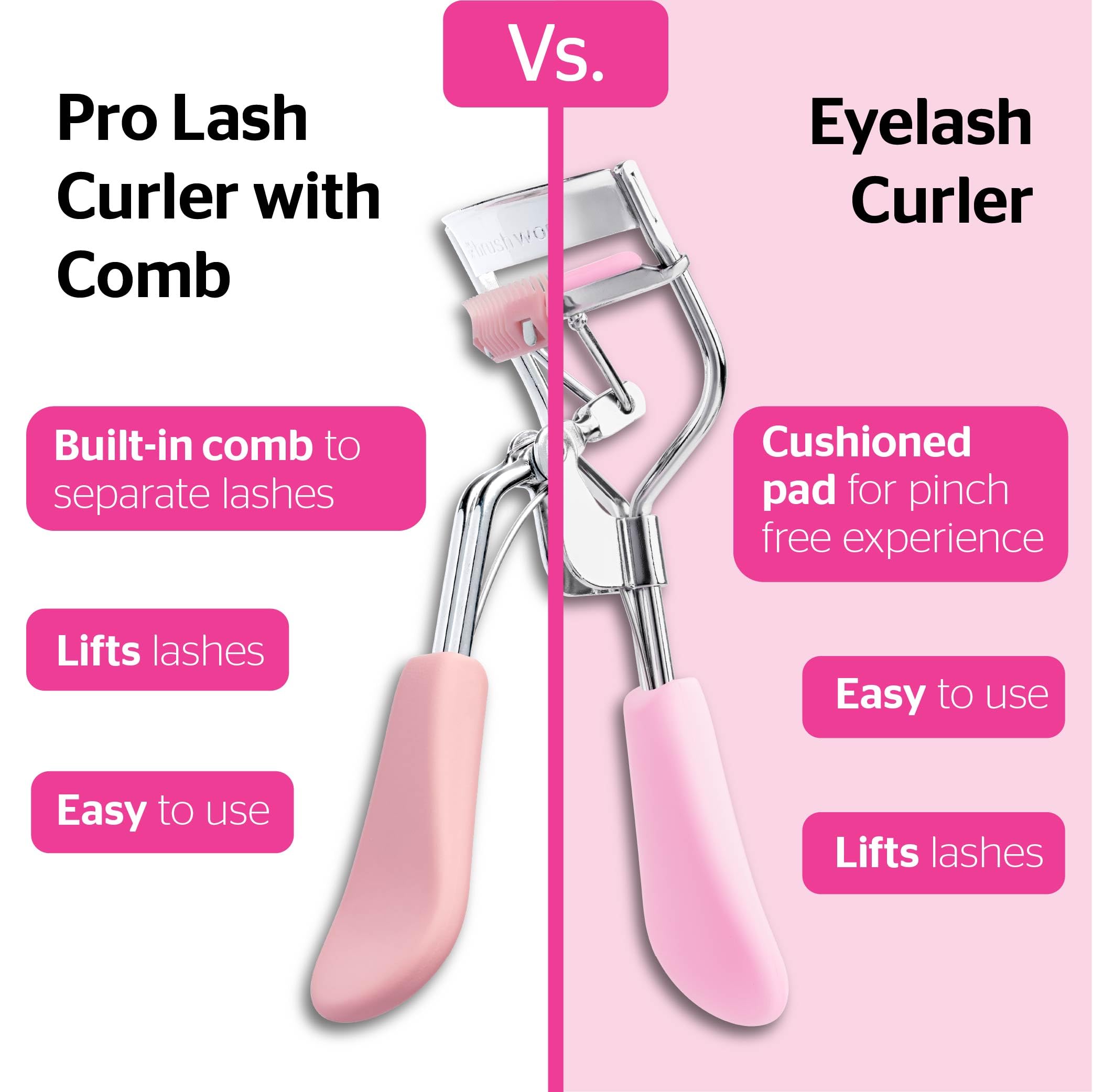 Brushworks Eyelash Curler - Adapts to All Eye Shapes for Natural Curl Enhancement 5