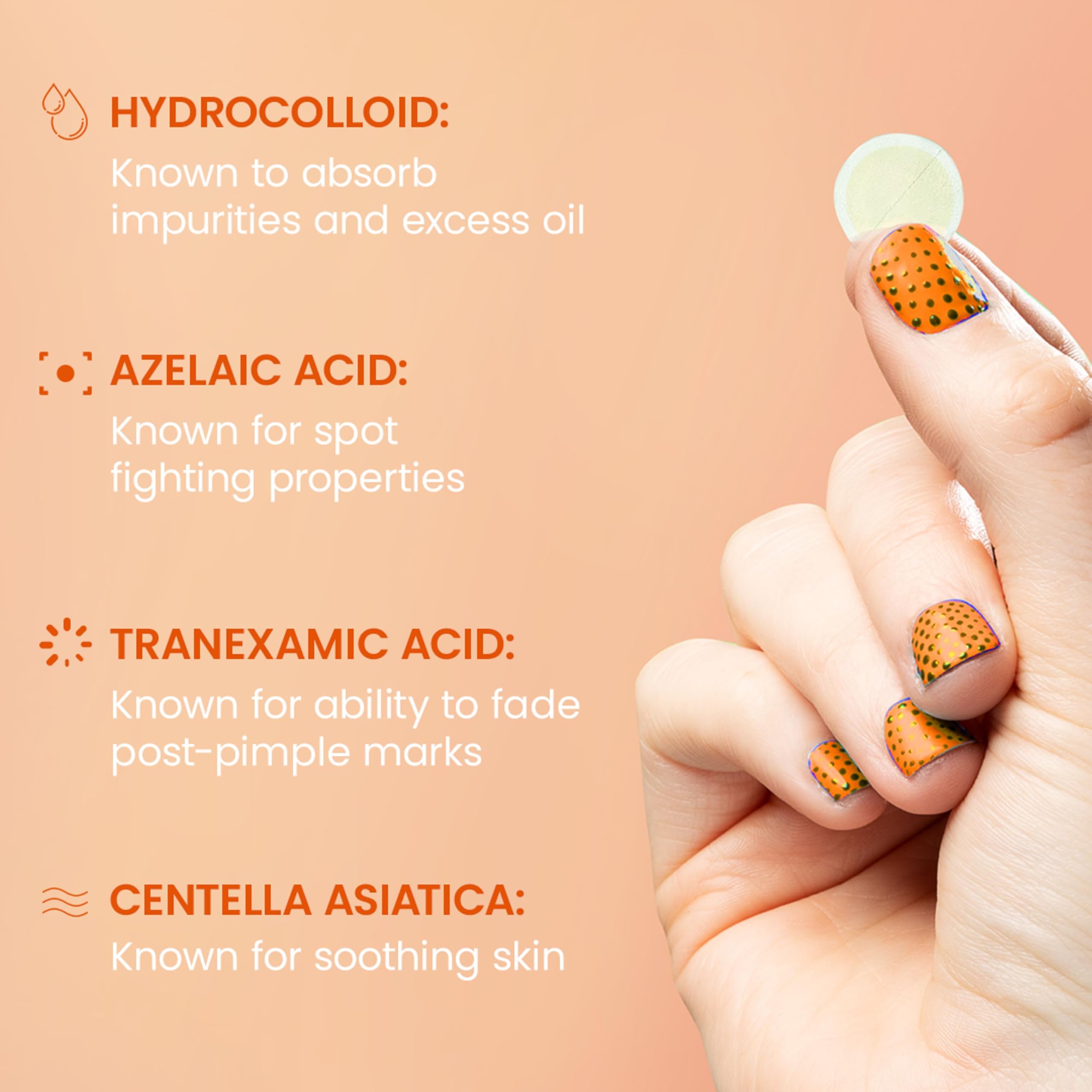 Bioré Spot Control 3-in-1 Hydrocolloid Patches with Azelaic & Tranexamic Acid 4