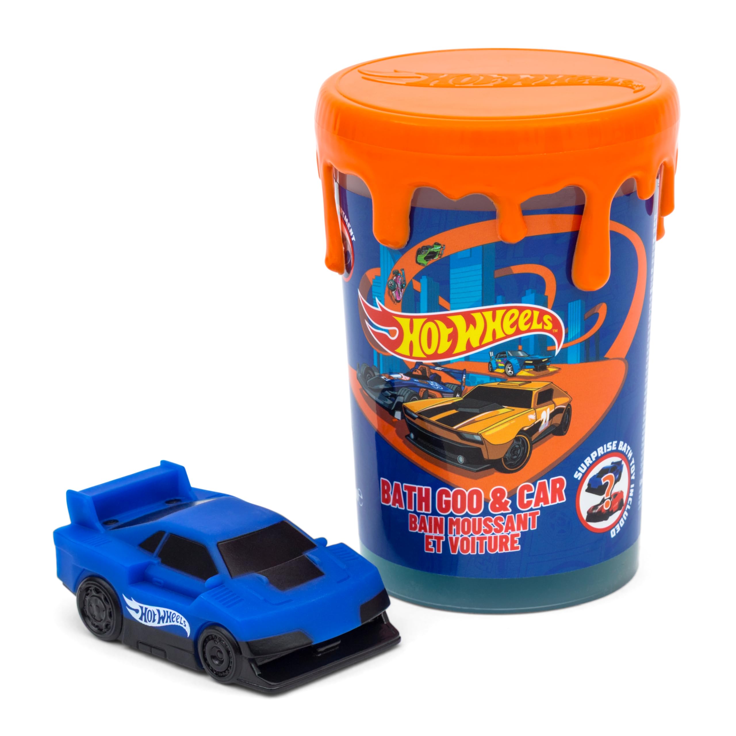 Hot Wheels Bath Goo Slime with Surprise Toy Car (200ml) - Apple Fragrance 6