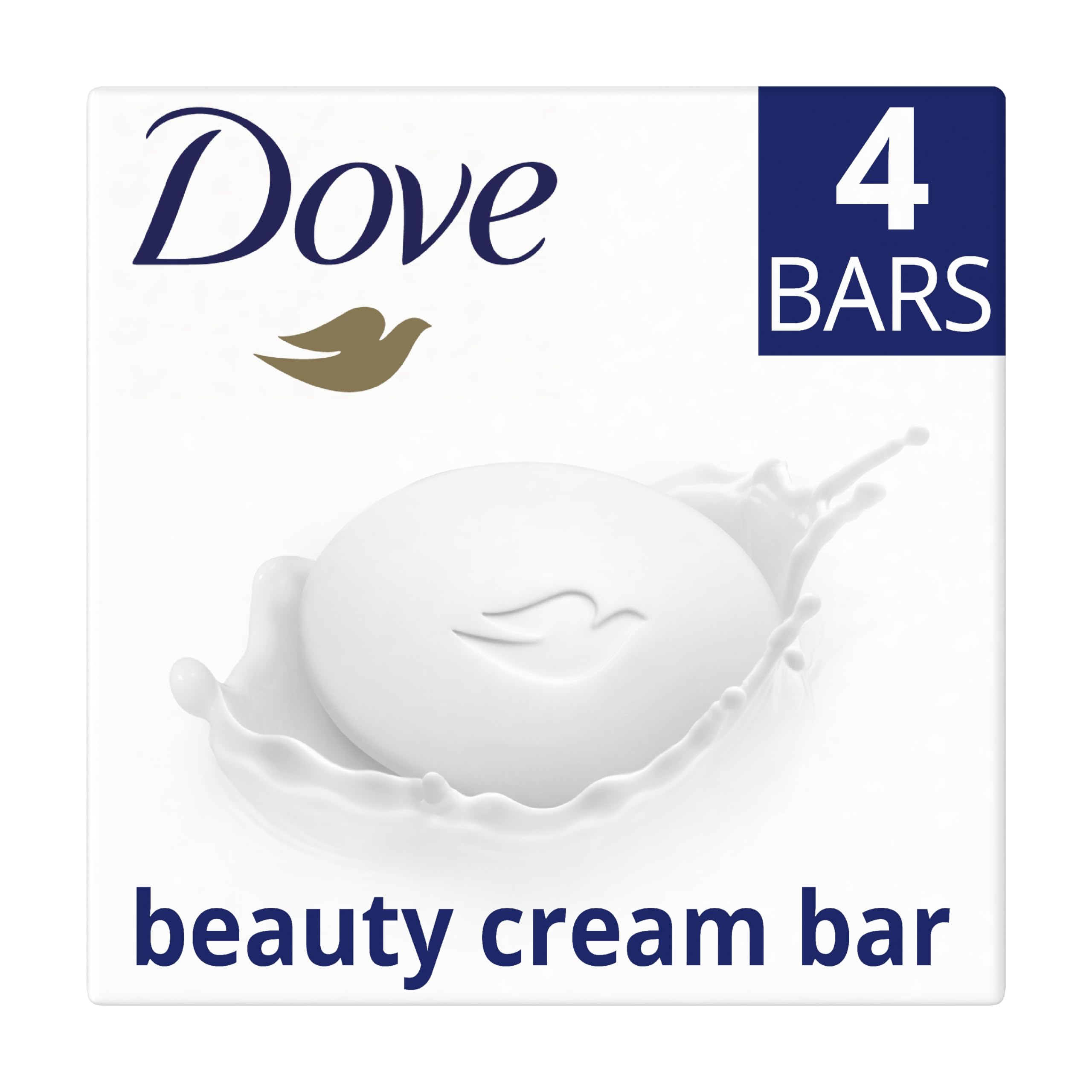 Dove Original Beauty Bar with ¼ Moisturising Cream for Softer, Smoother Skin