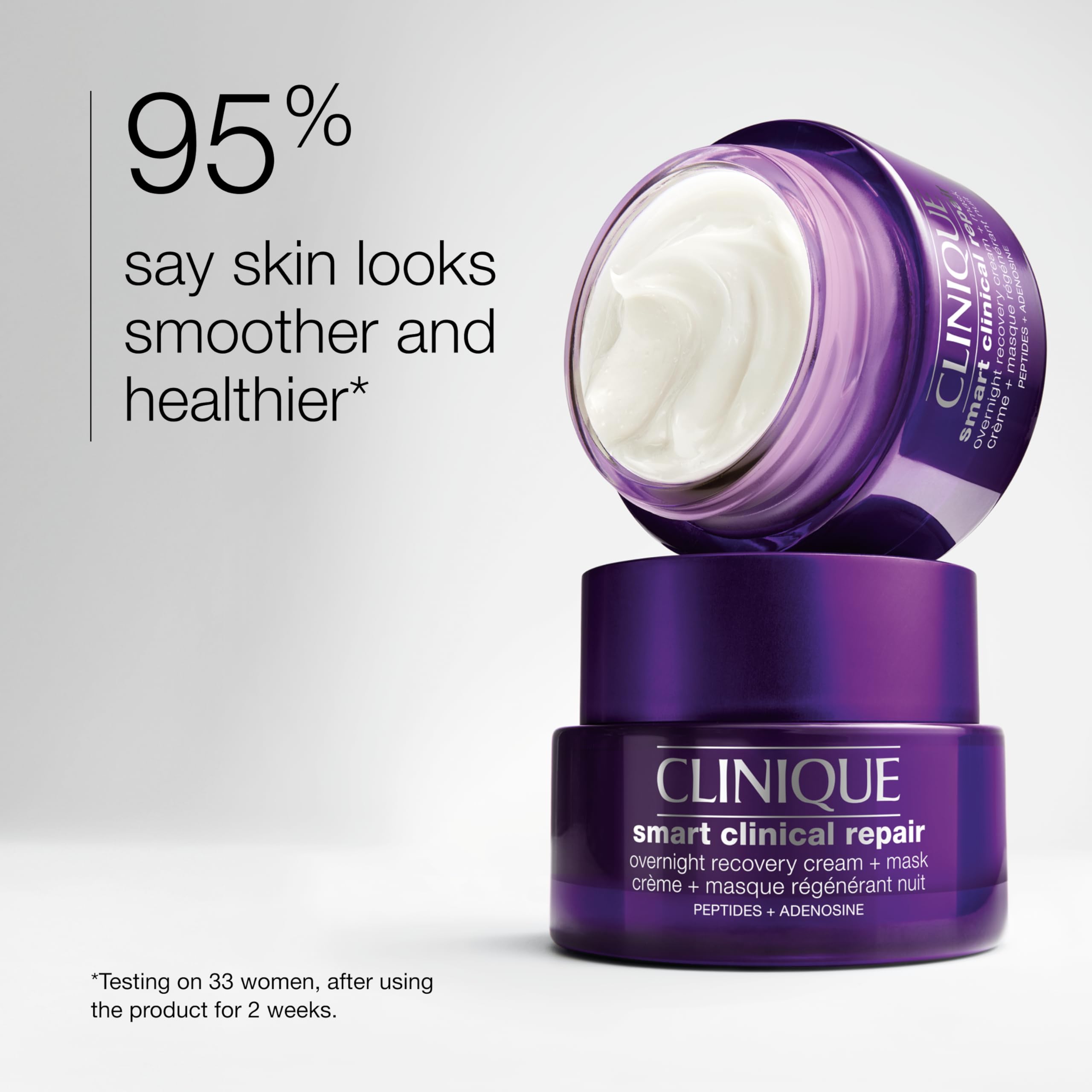 Clinique Smart Clinical Repair Overnight Recovery Cream + Mask With Adenosi