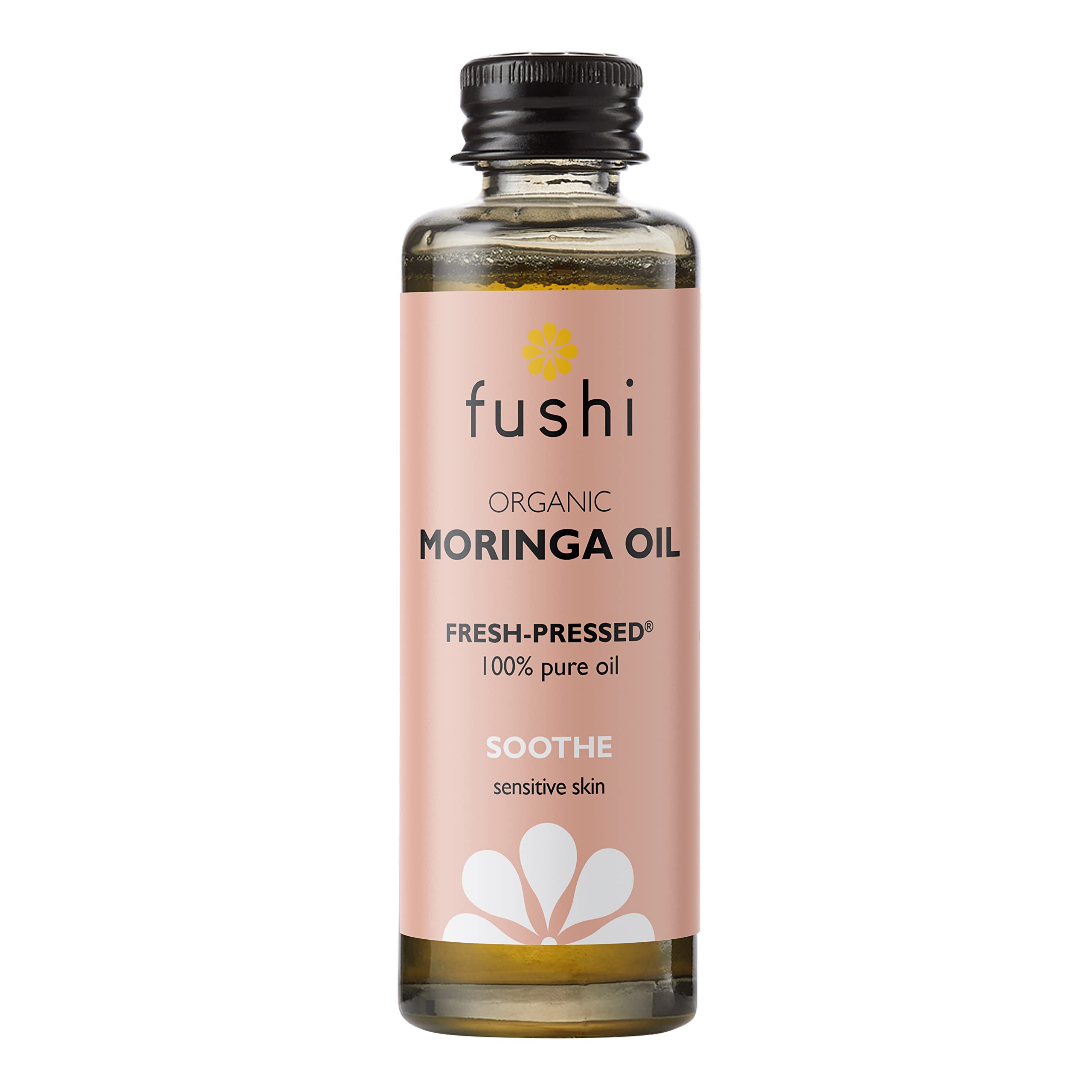 Fushi Virgin Fresh-Pressed Moringa Seed Oil for Dry Skin and Redness Relief