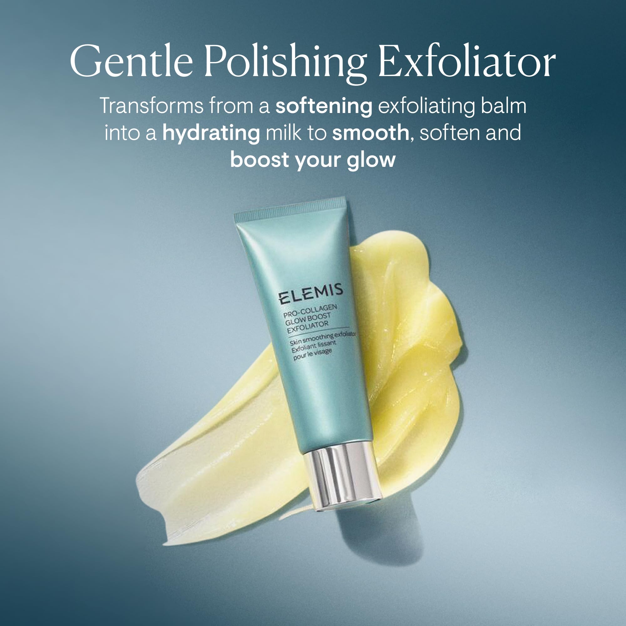 Elemis Pro-Collagen Glow Boost Exfoliator 100ml - Gentle Physical Facial Exfoliant