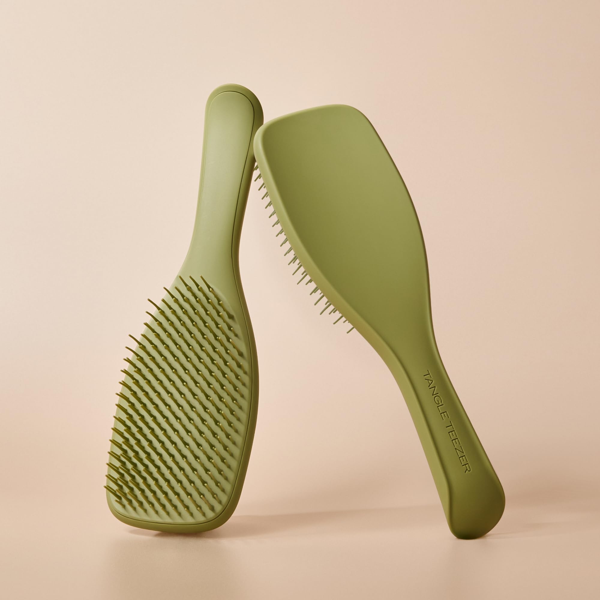 Tangle Teezer Ultimate Detangler Hairbrush - Wet/Dry Detangling for All Hair Types, Olive Green Matte 7