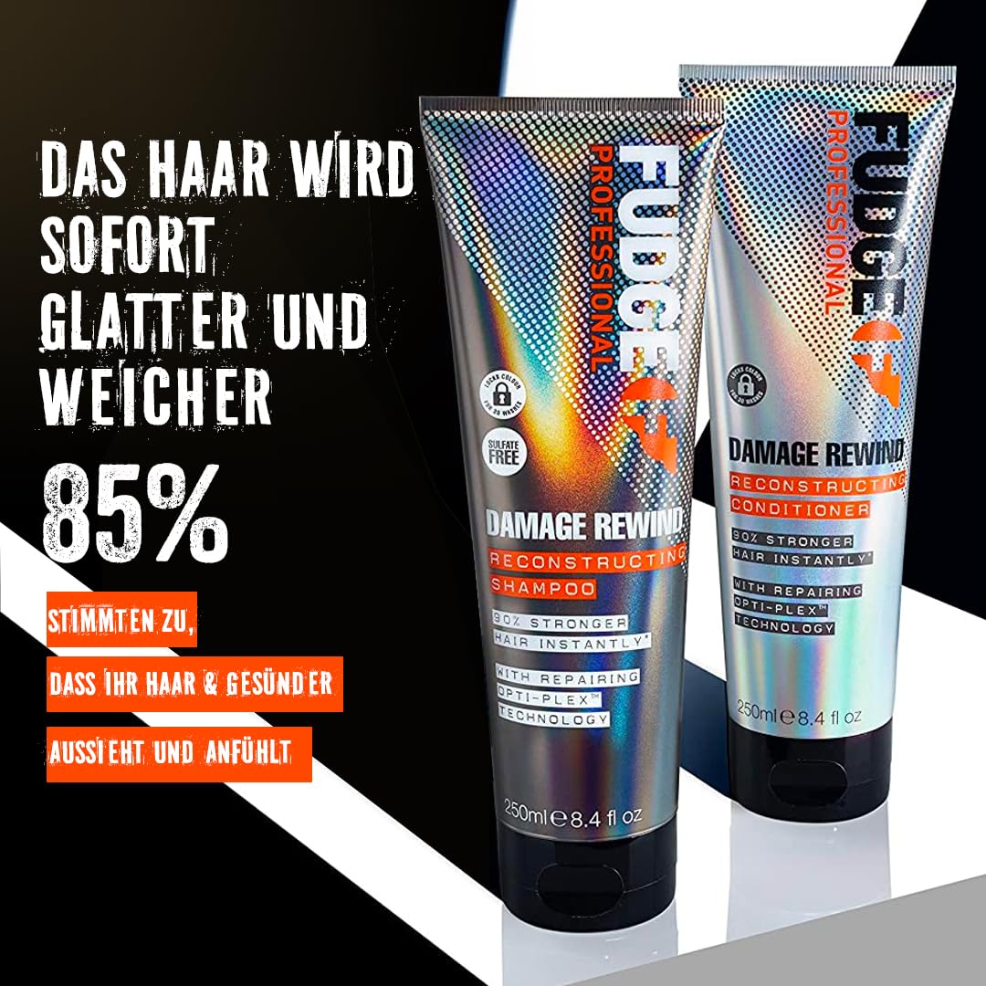 Fudge Professional Damage Rewind Reconstructing Conditioner for Hair Repair, 250 ml 3