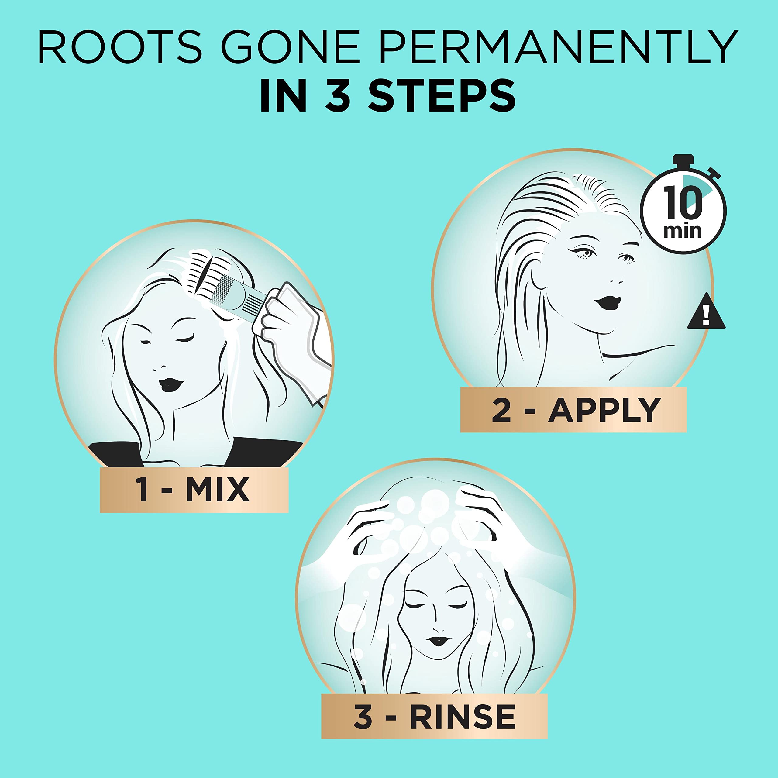 L'Oréal Paris Magic Retouch Instant Root Spray, Schwarz 2. Deckt graue Ansätze in nur 3 Sekunden perfekt ab. Die 75-ml-Flasche in Schwarz 2 bietet eine schnelle, einfache und natürlich aussehende Lösung für den Ansatz. 4