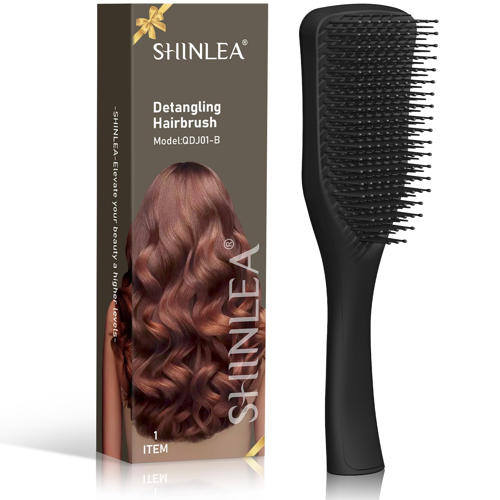 SHINLEA Ultimate Detangler Hair Brush for Wet/Dry Hair, Anti Breakage Tool
