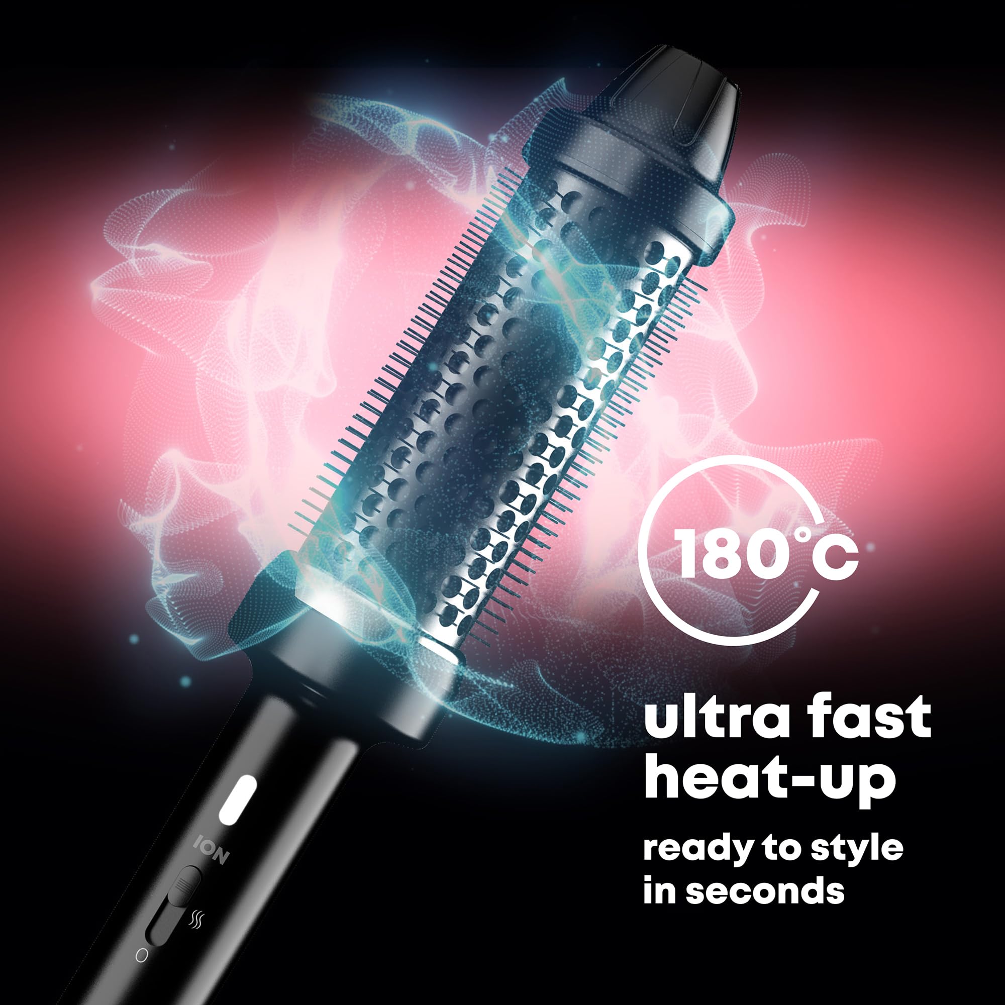 REVAMP Big Hot Brush Styler for Volume, Smoothness, and Shine with Ionic Jet Technology 3