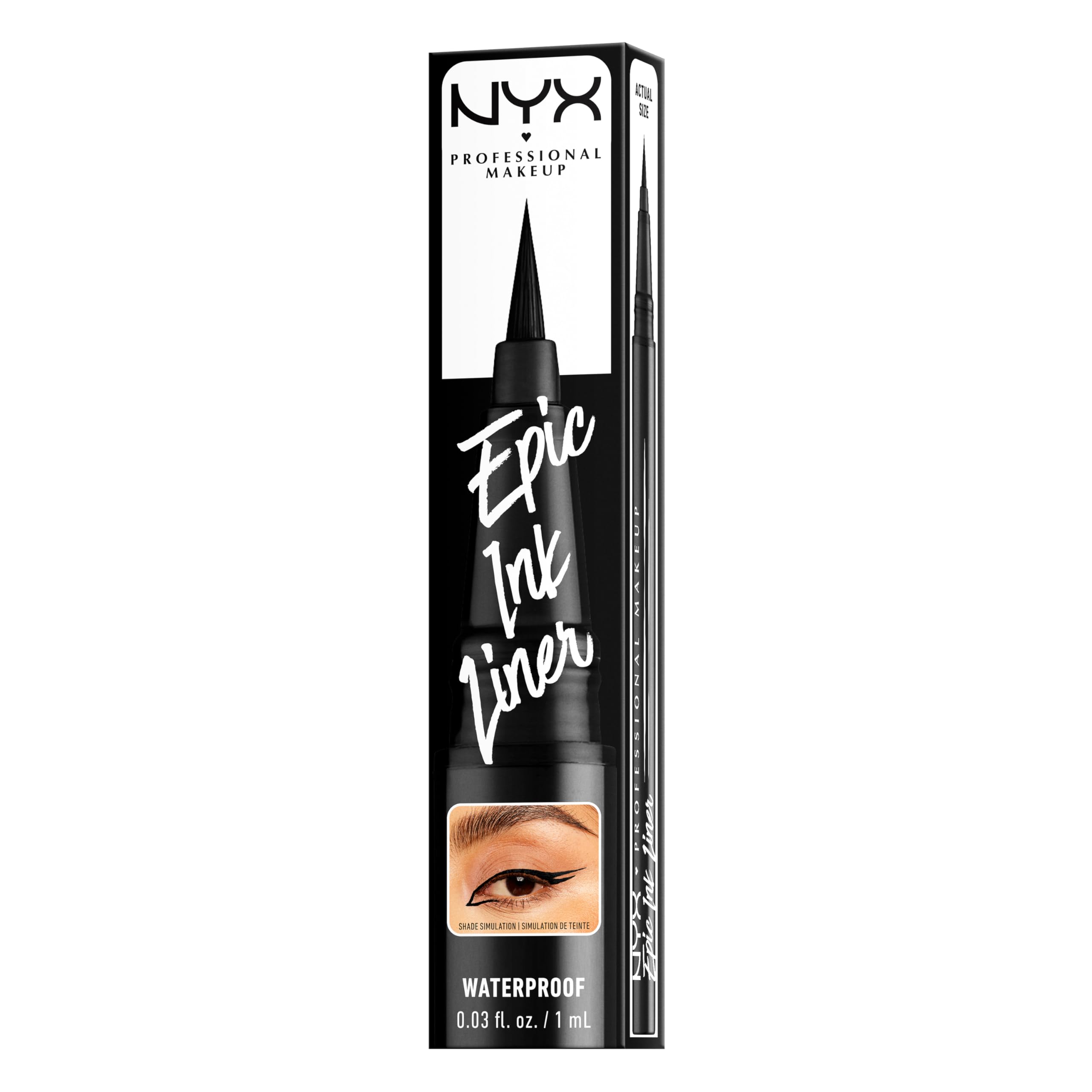 NYX Professional Makeup Epic Ink Liner Waterproof Liquid Eyeliner Pen 9
