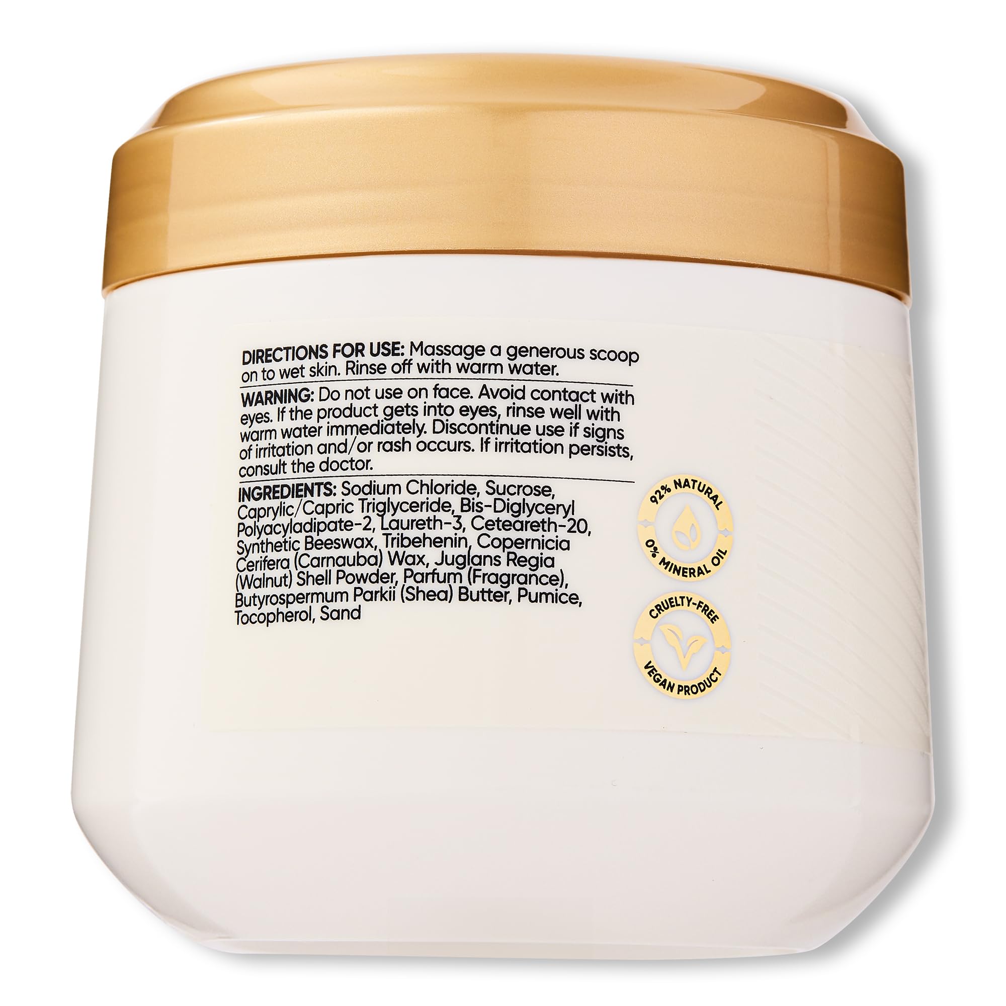 Sanctuary Spa Golden Sandalwood Sand- und Salzpeeling, 92 % natürliches Körperpeeling 9