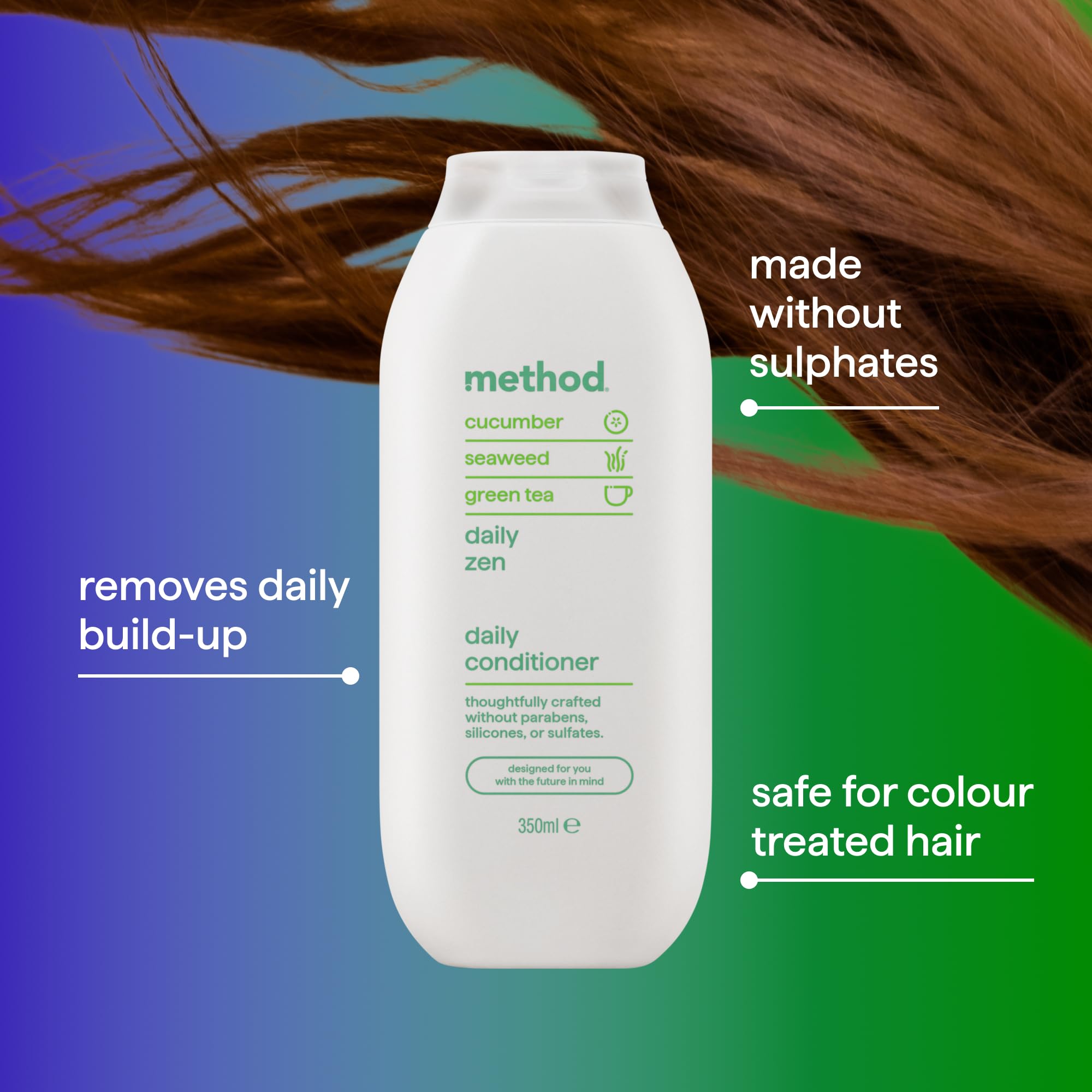 Method Daily Conditioner, Daily Zen with Cucumber, Seaweed & Green Tea Scent 4