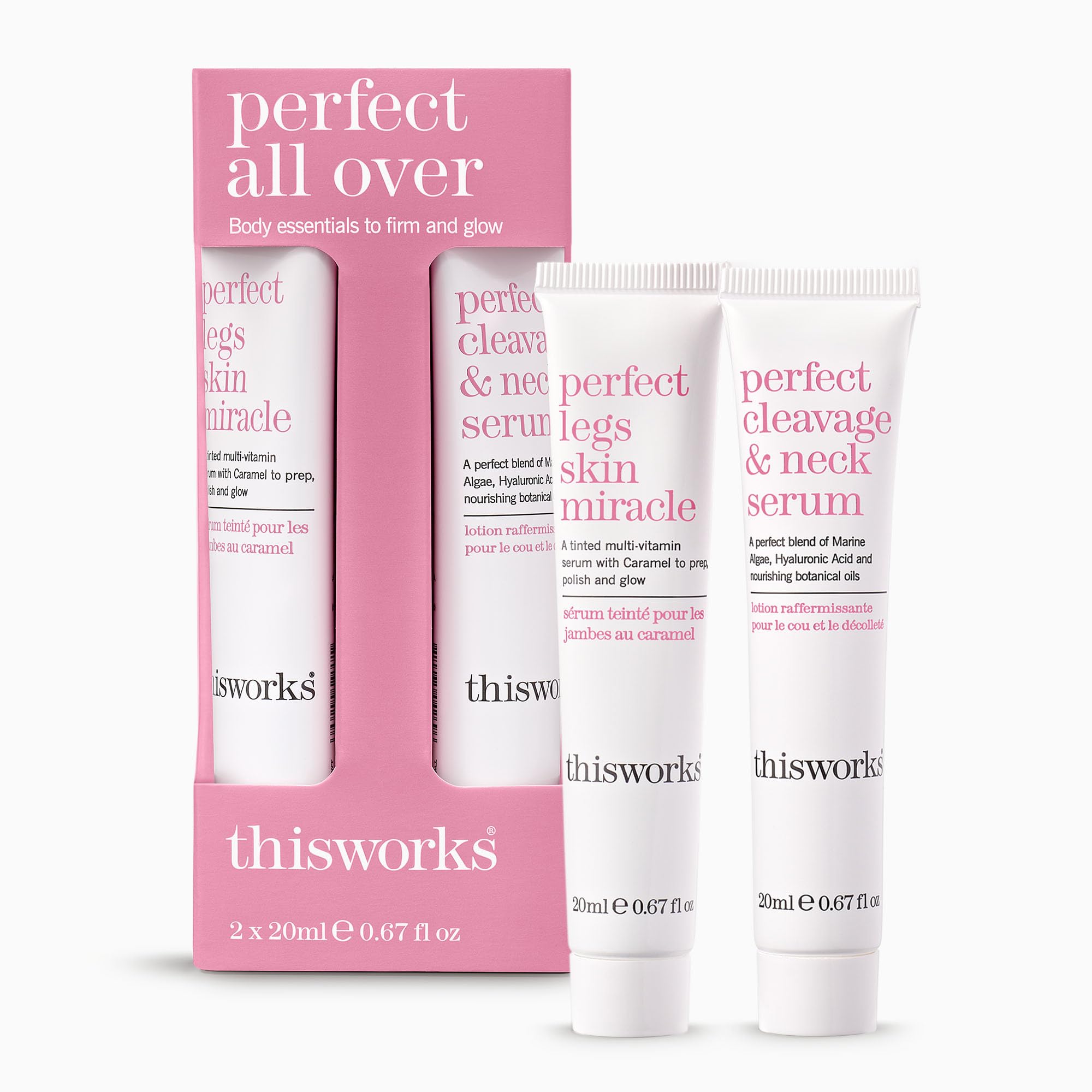 This Works Perfect All Over Kit: Cleavage & Neck Serum and Legs Skin Miracle