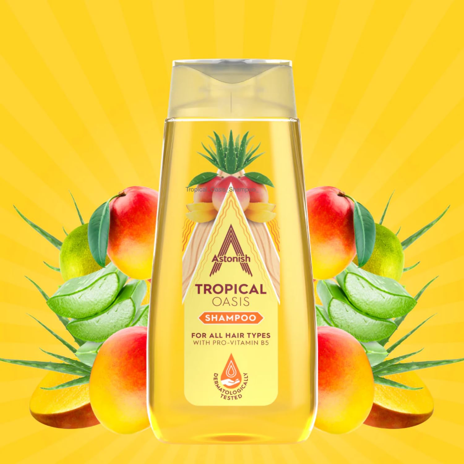 Astonish Tropical Shampoo with Pro-Vitamin B5 (400ml) 3