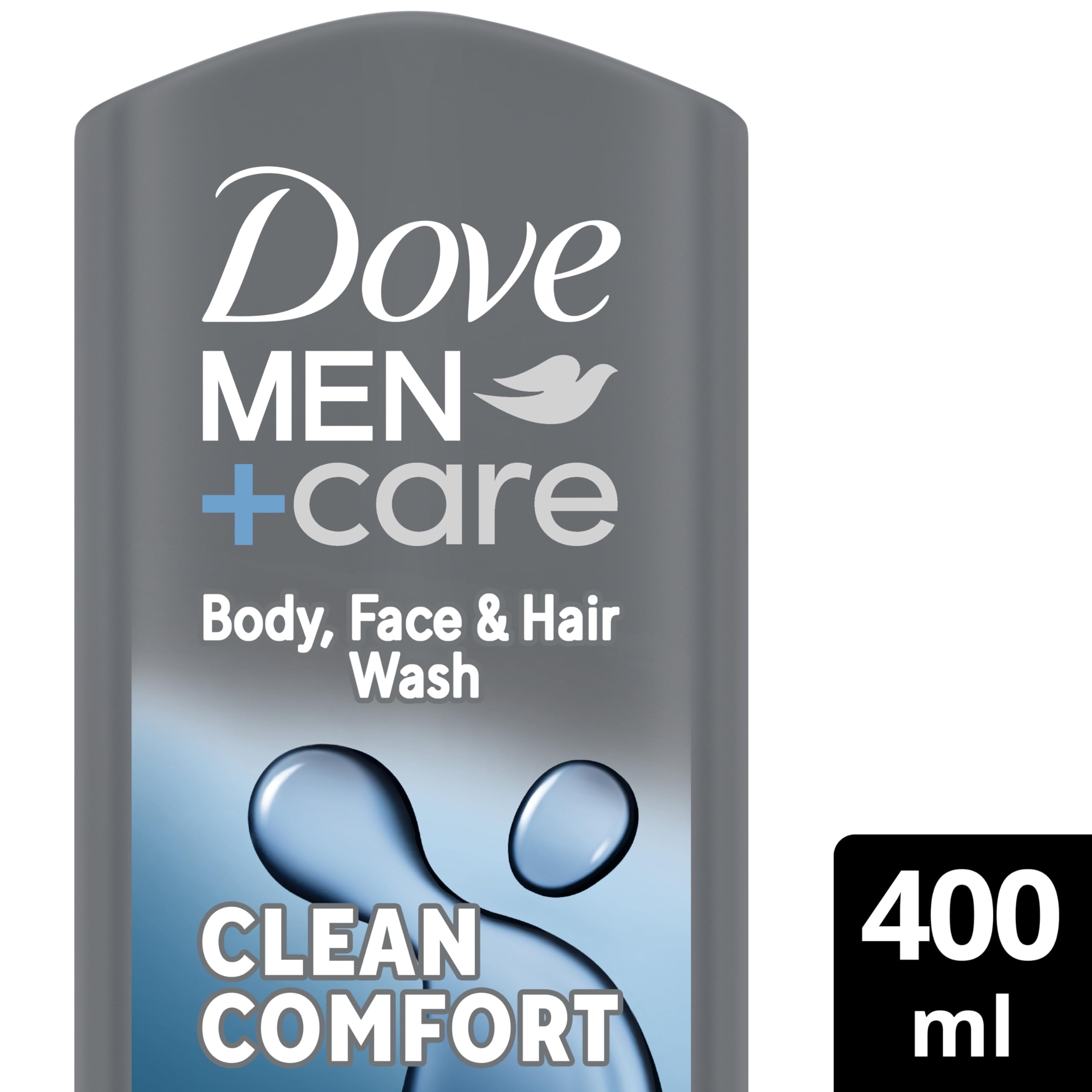 Dove Men+Care Hydrating Clean Comfort 3-in-1 Hair, Face and Body Wash 400 ml